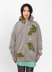 GREY DOUBLET PHANTOM FRAYED HOODIE – 017 Shop
