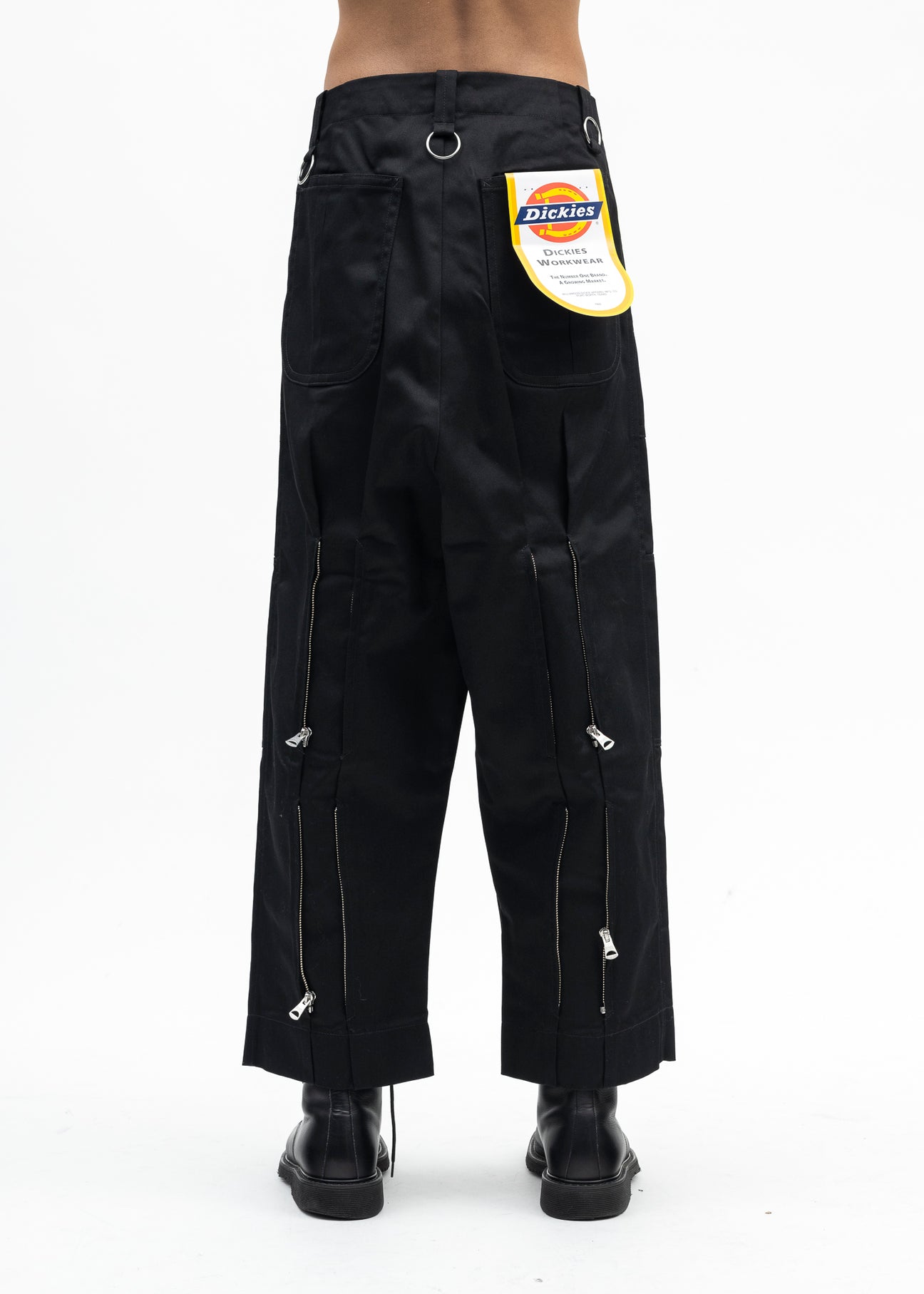 BLACK KIDILL × DICKIES LOOSE FIT BONDAGE PANTS