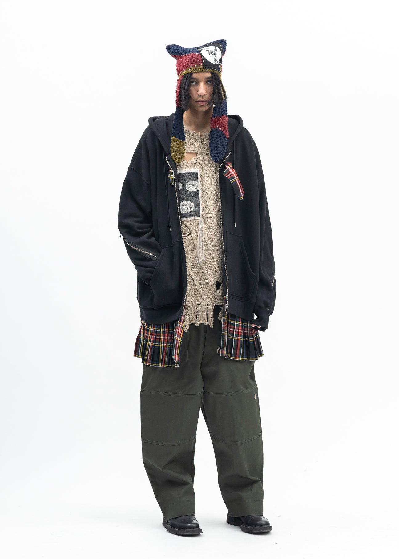 GREEN KIDILL × DICKIES LOOSE FIT BONDAGE PANTS – 017 Shop