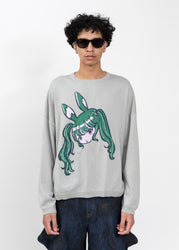 BLACK SPIDER KNIT PULLOVER COLLABORATION WITH RURUMU: – 017 Shop