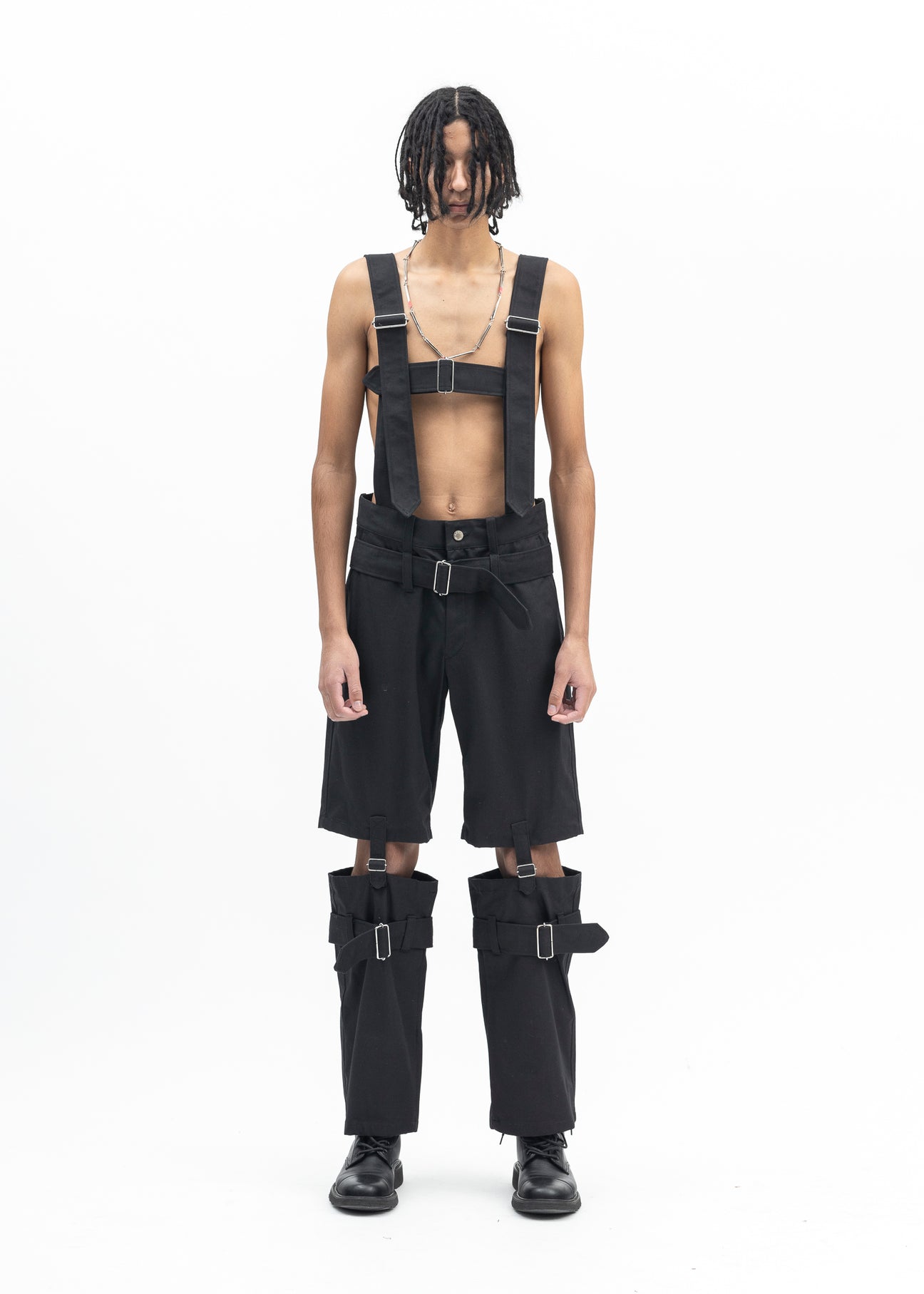 BLACK HARNESS BONDAGE PANTS – 017 Shop