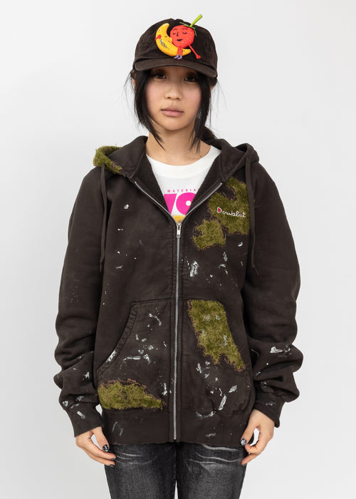 Black Chaos Embroidery Suede Track Jacket – 017 Shop