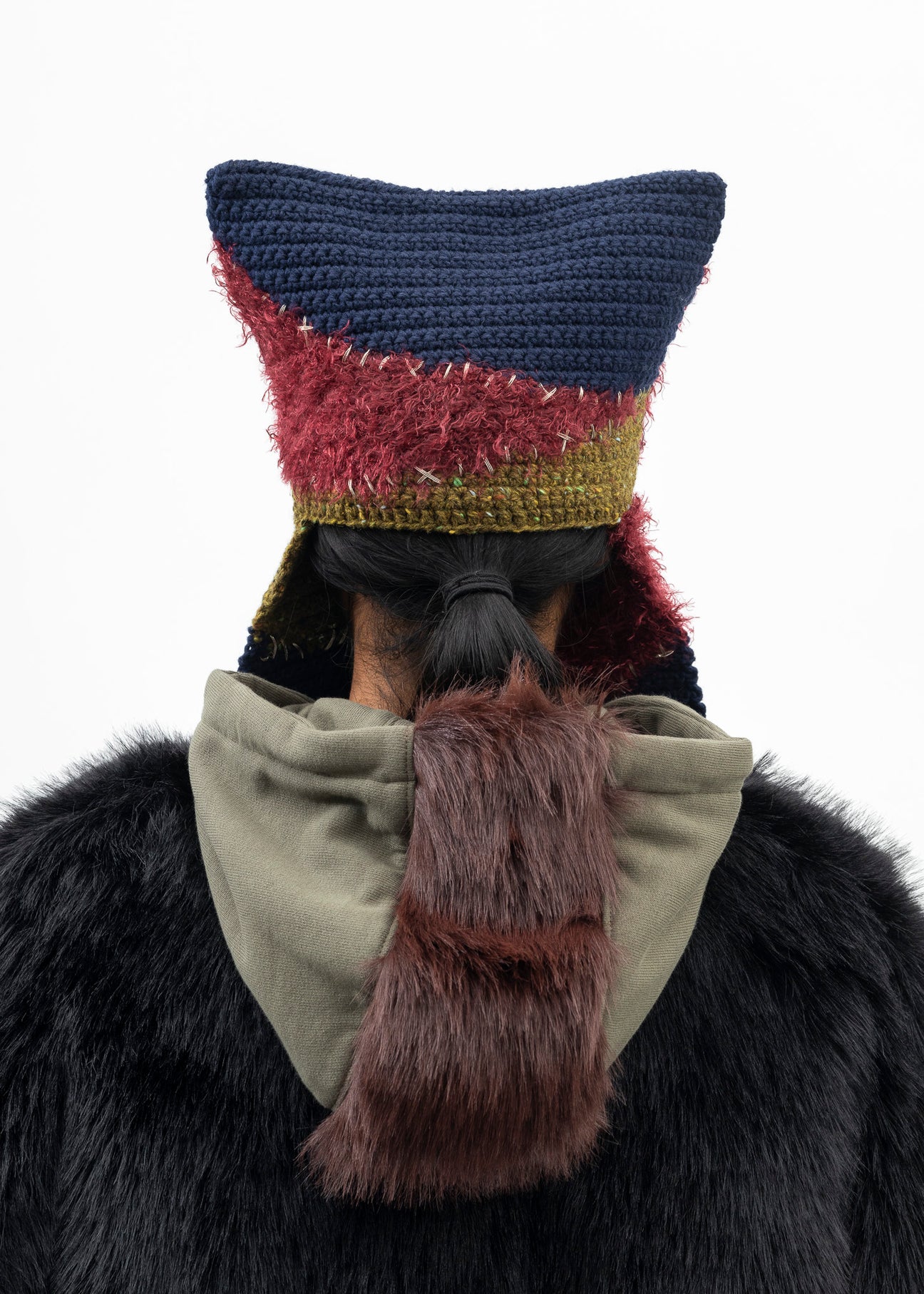 NAVY BLUE WHO KILLED BAMBI HAND KNIT BEANIE – 017 Shop