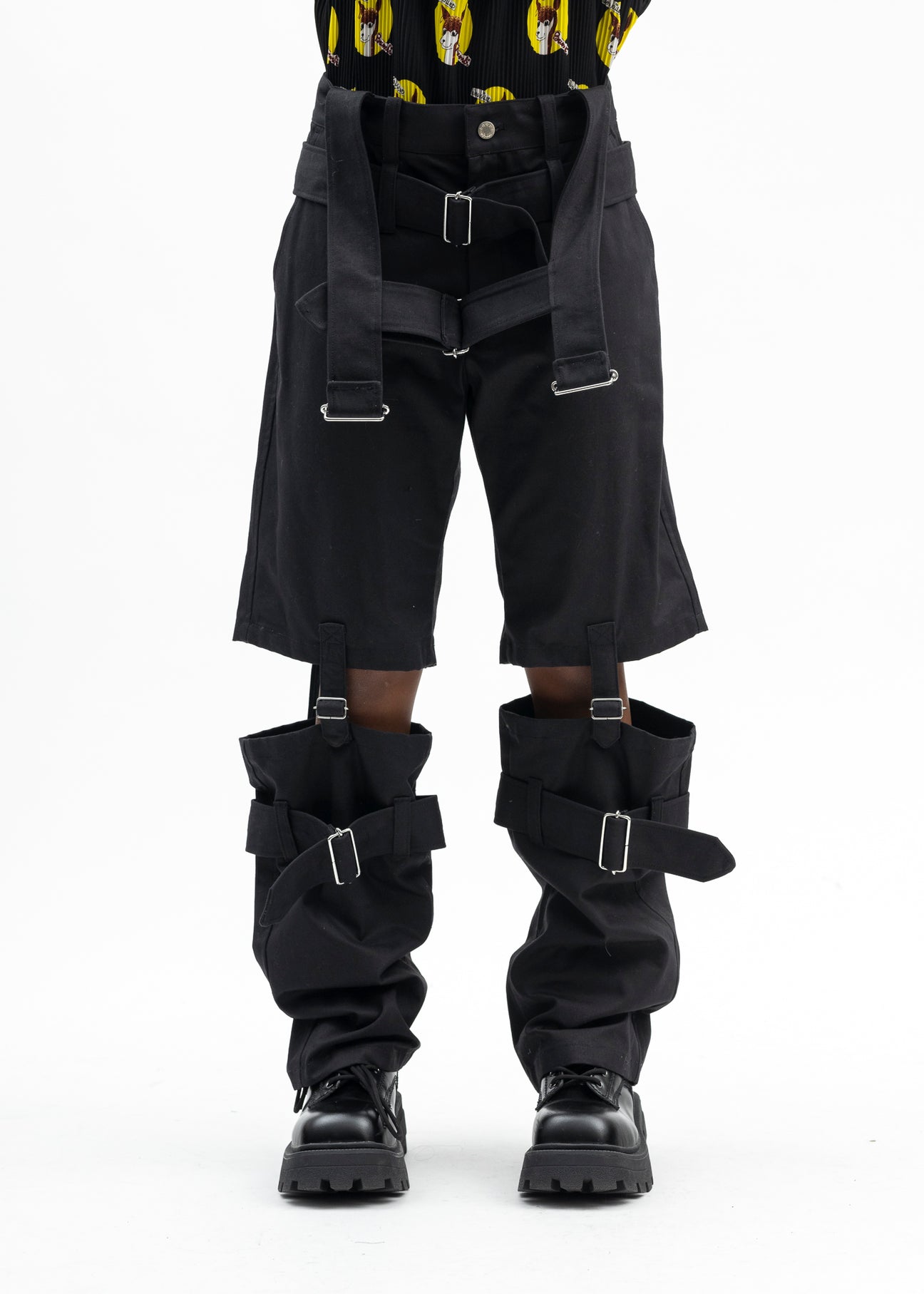 BLACK HARNESS BONDAGE PANTS – 017 Shop