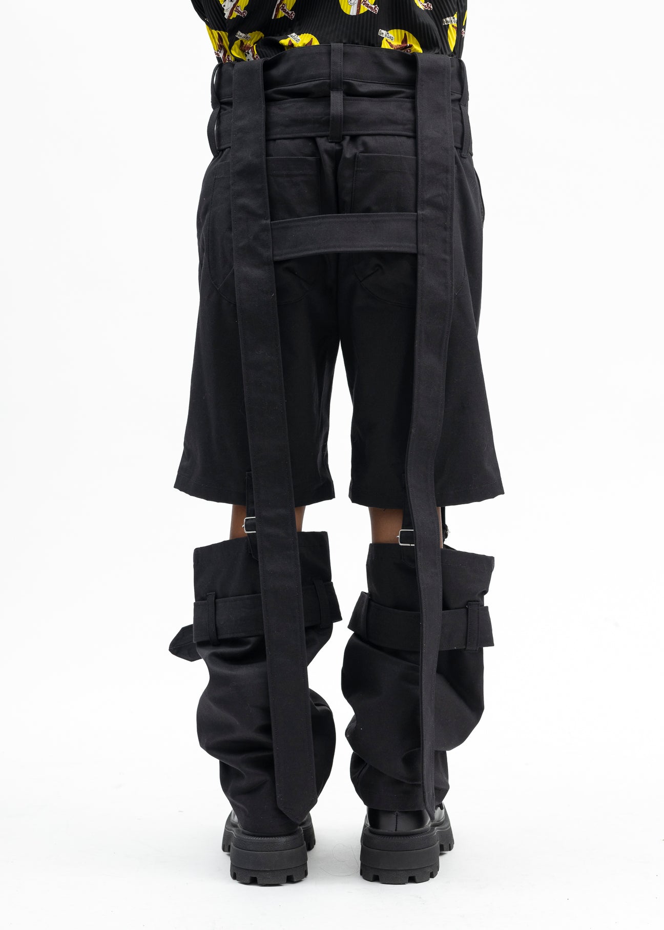 BLACK HARNESS BONDAGE PANTS – 017 Shop