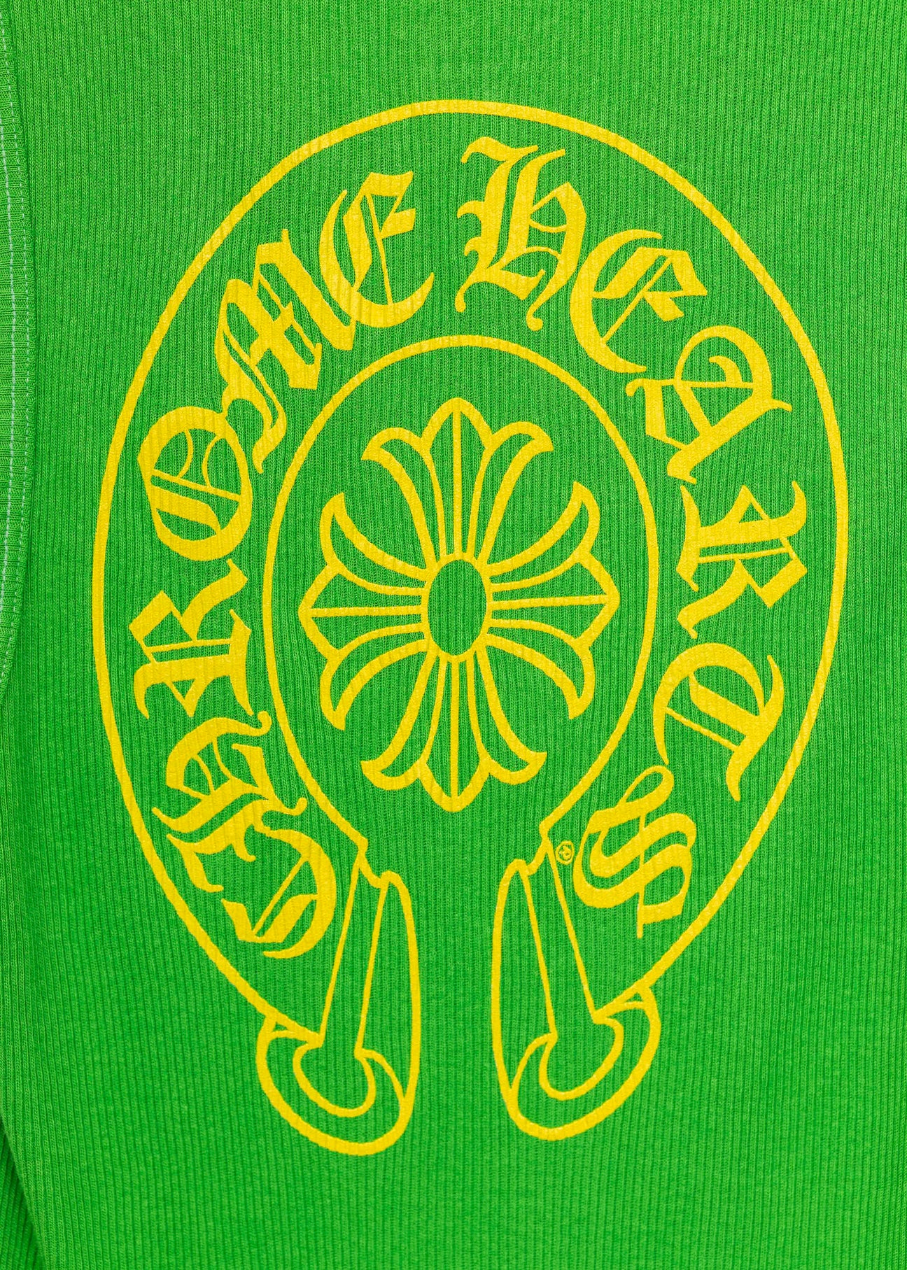 Green Chrome Hearts Logo Tank Top – 017 Shop