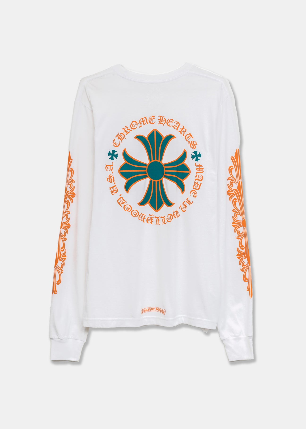 Chrome Hearts Miami White Aqua Orange Basel Longsleeve – 017 Shop