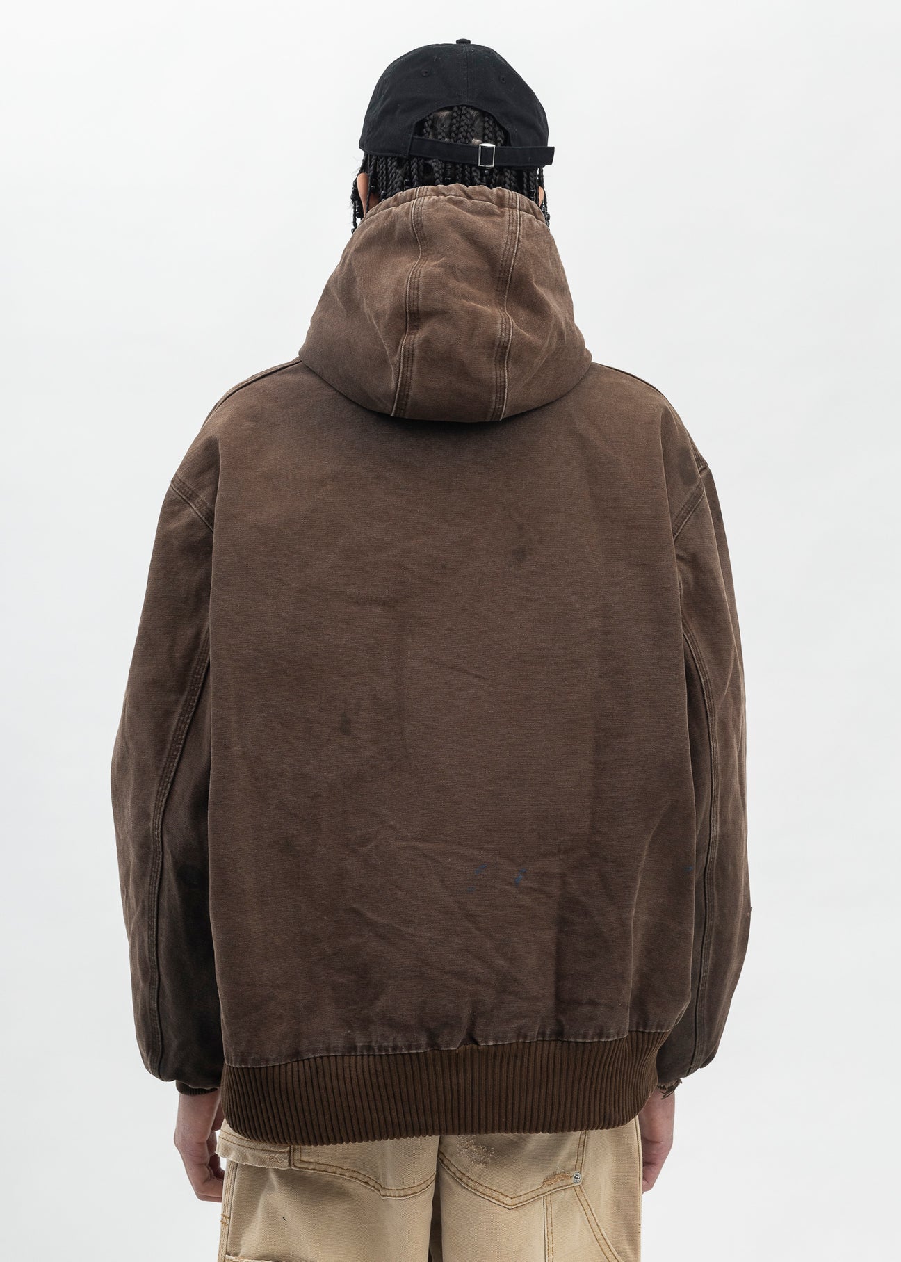 Vintage Brown Carhartt Hooded Jacket – 017 Shop