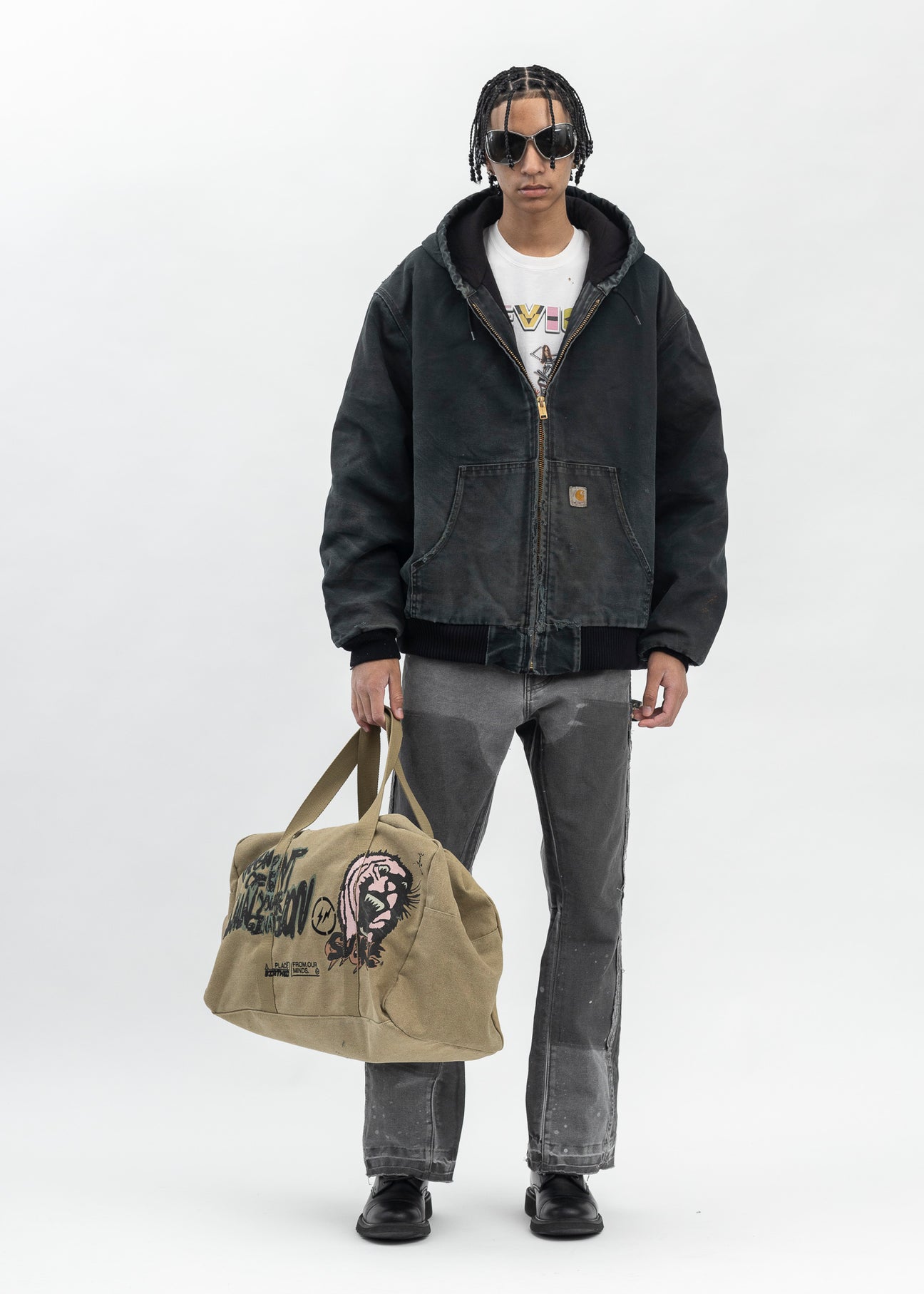 Vintage Navy Carhartt Hooded Jacket – 017 Shop