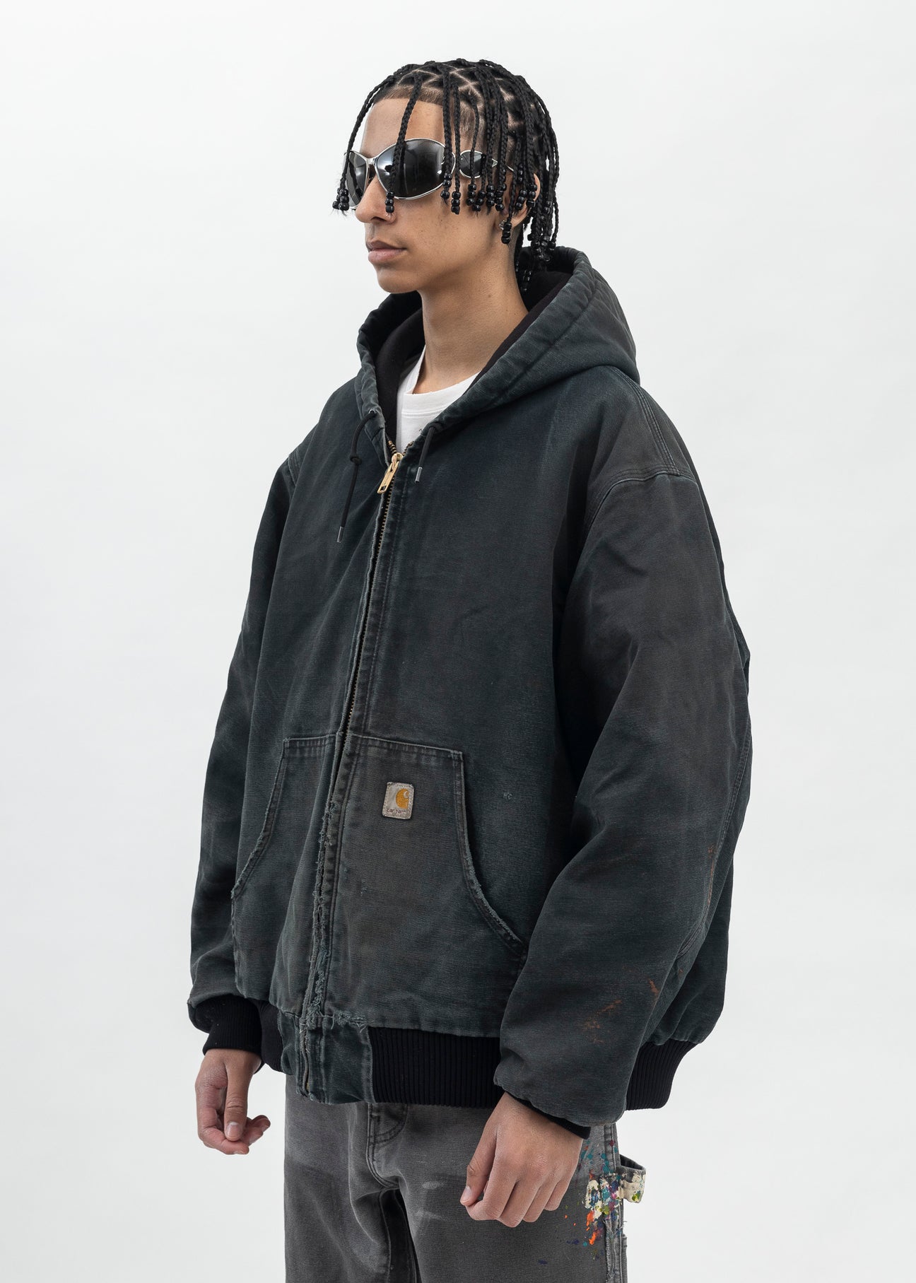 Vintage Navy Carhartt Hooded Jacket – 017 Shop