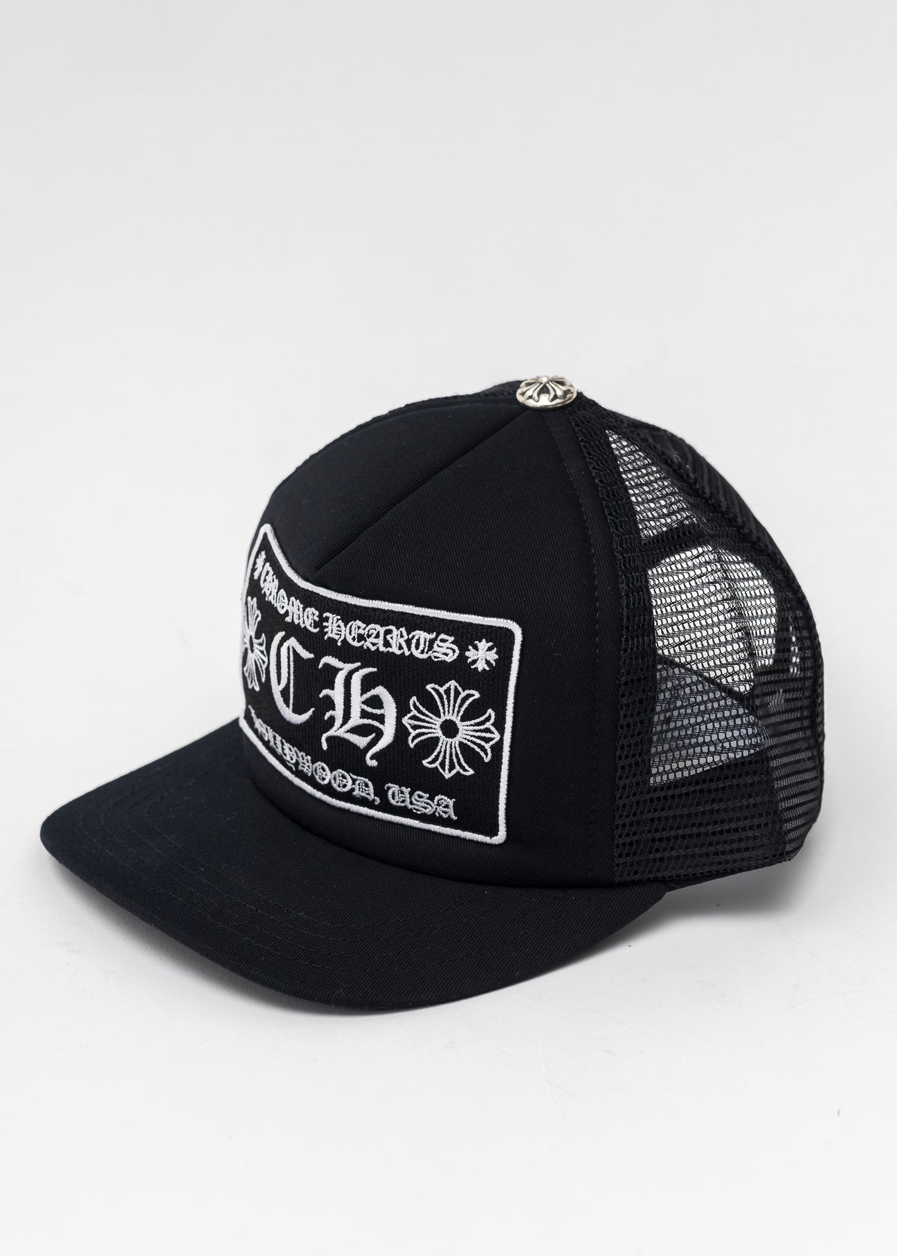 Chrome Hearts Classic Hollywood Black Trucker – 017 Shop