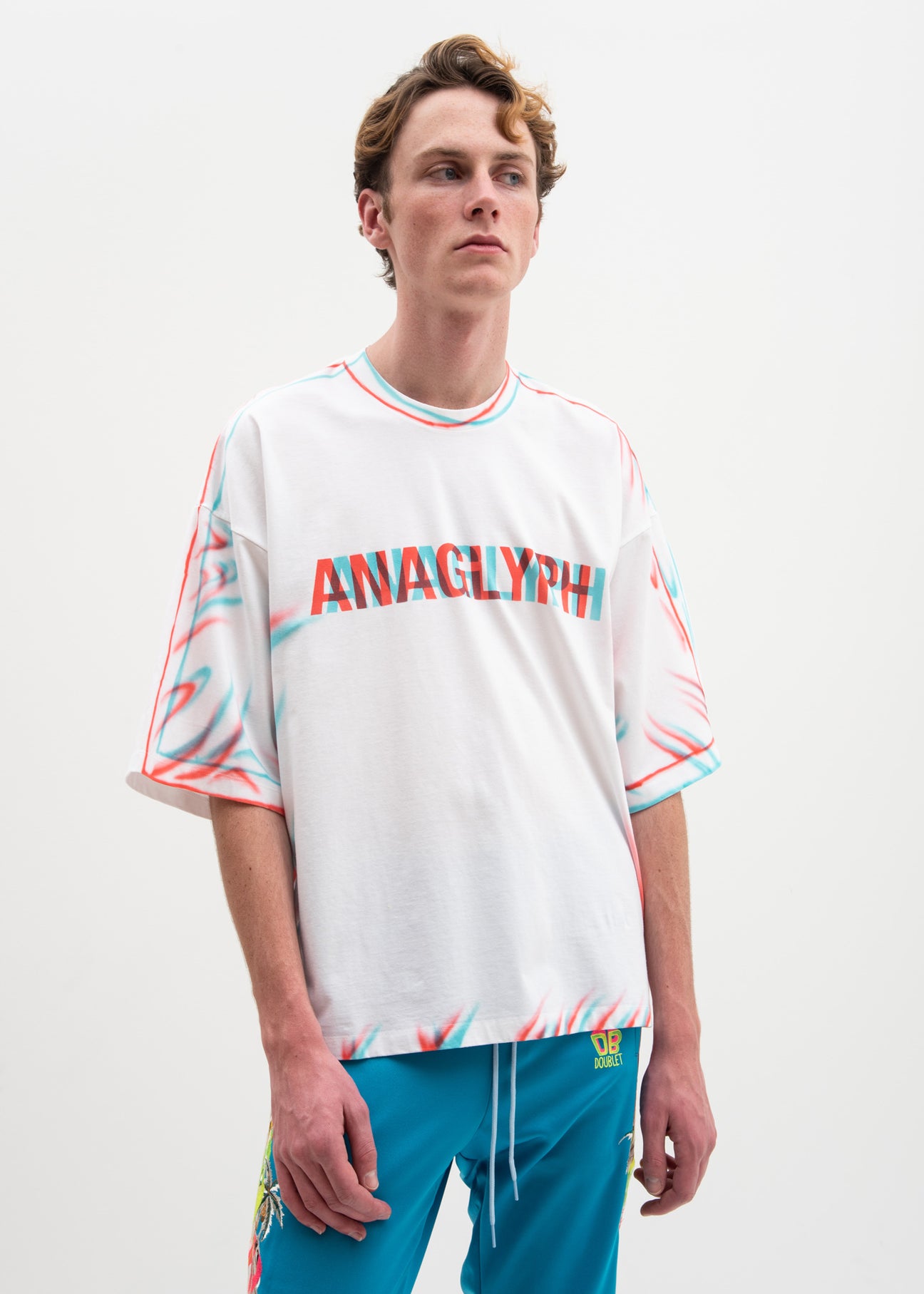 doublet ANAGLYPH HAND-PAINTED Tシャツ　Mサイズ doublet ANAGLYPH HAND-PAINTED T-SHIRT