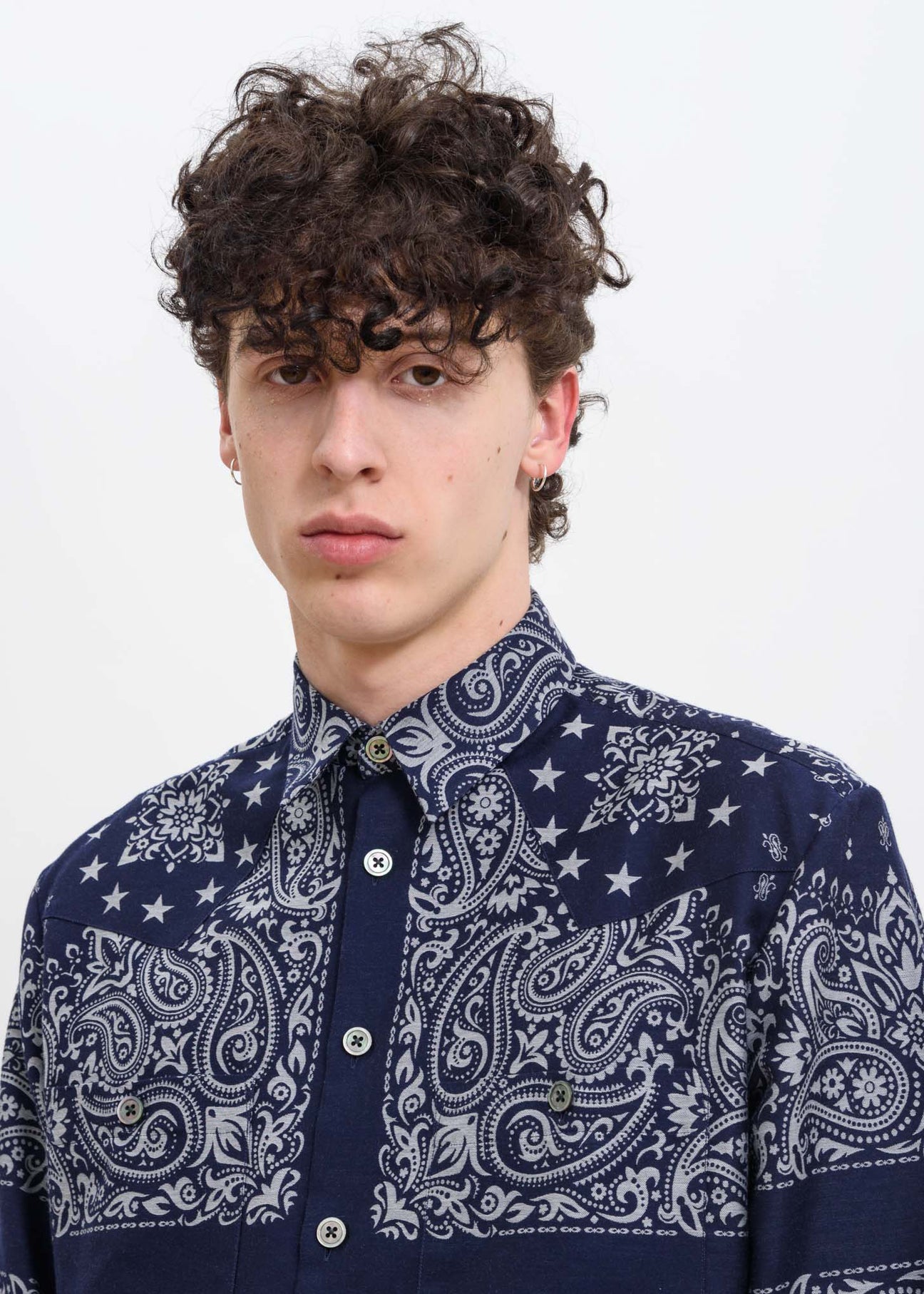 Blue Nevada Bandana Shirt – 017 Shop - Main Image