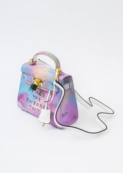 Guernika Paint Cube Small Skull Kangaroo Bag