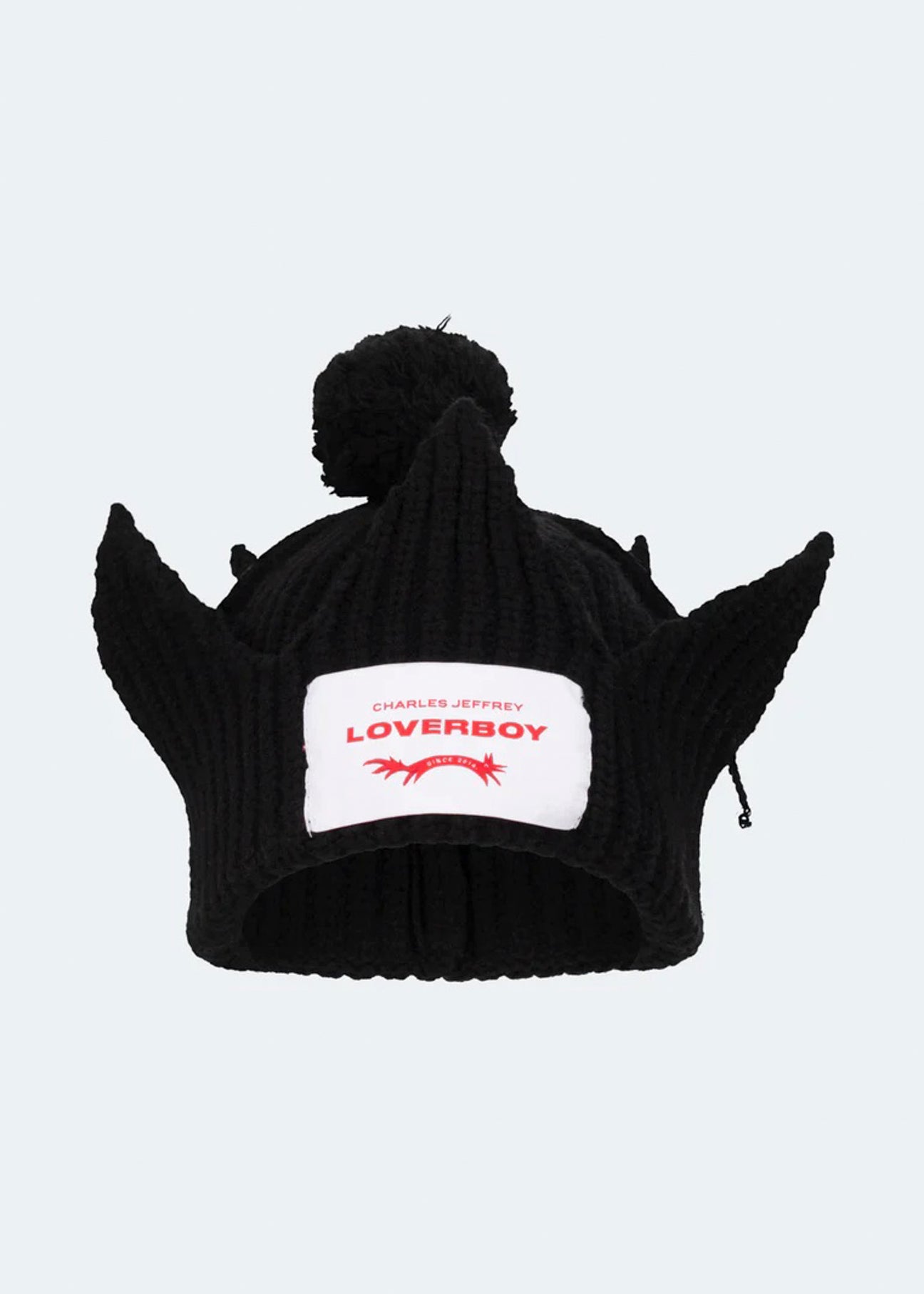 帽子 Charles Jeffrey LOVERBOY beanie cap BLACK CHUNKY CROWN BEANIE – 017 Shop