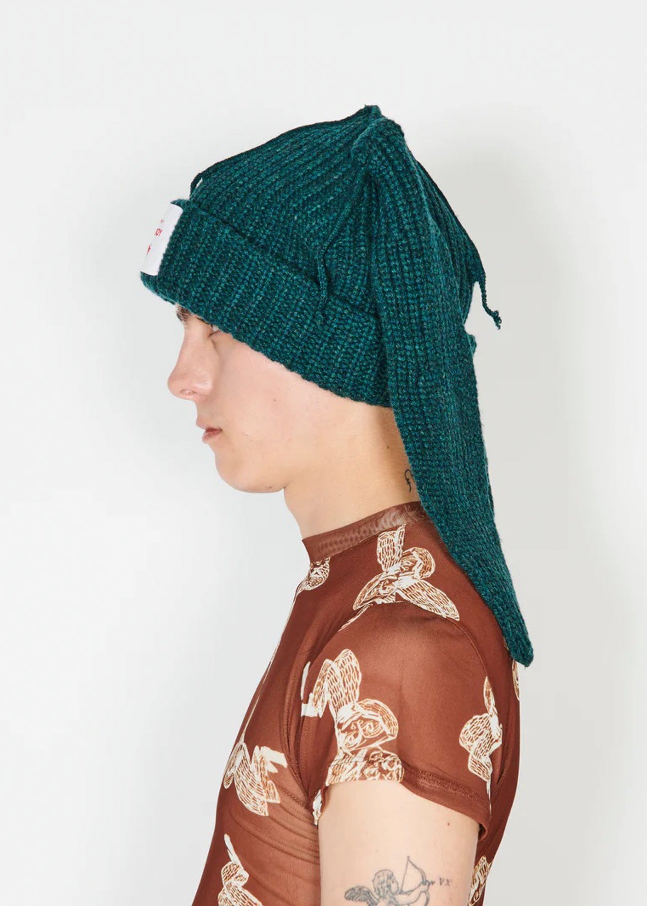 FOREST GREEN CHUNKY RABBIT BEANIE – 017 Shop