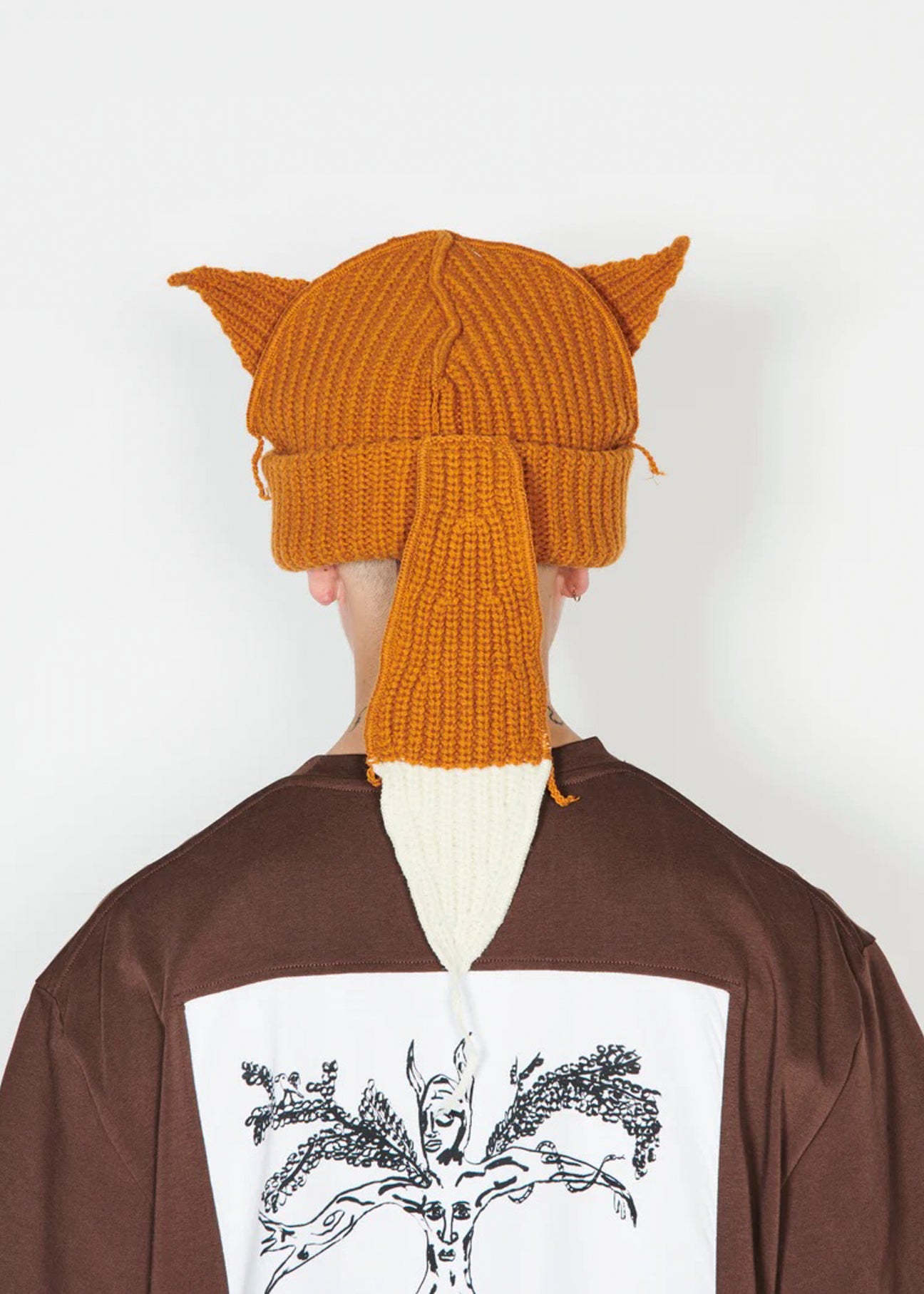 TURMERIC + ECRU CHUNKY FOX BEANIE – 017 Shop