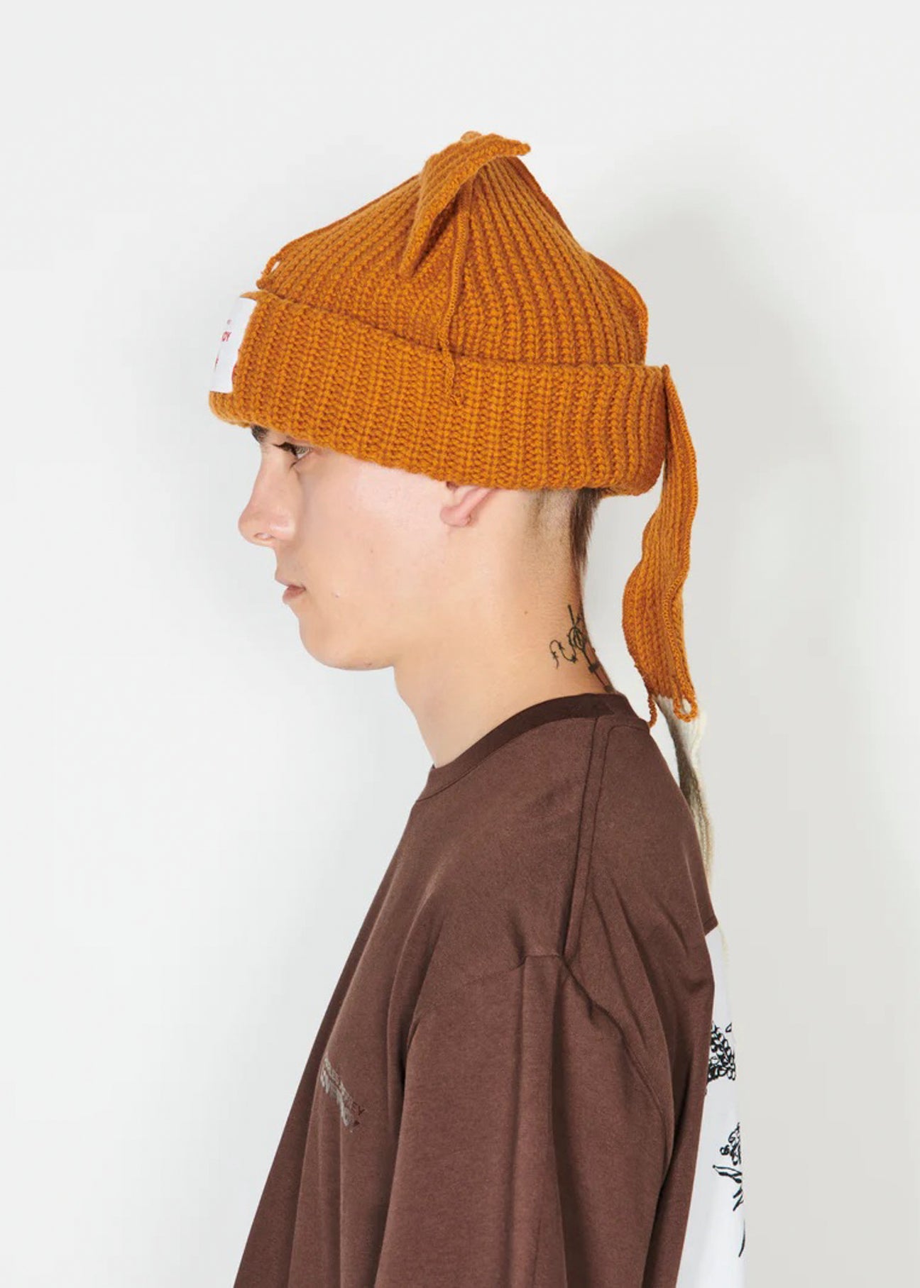 TURMERIC + ECRU CHUNKY FOX BEANIE – 017 Shop