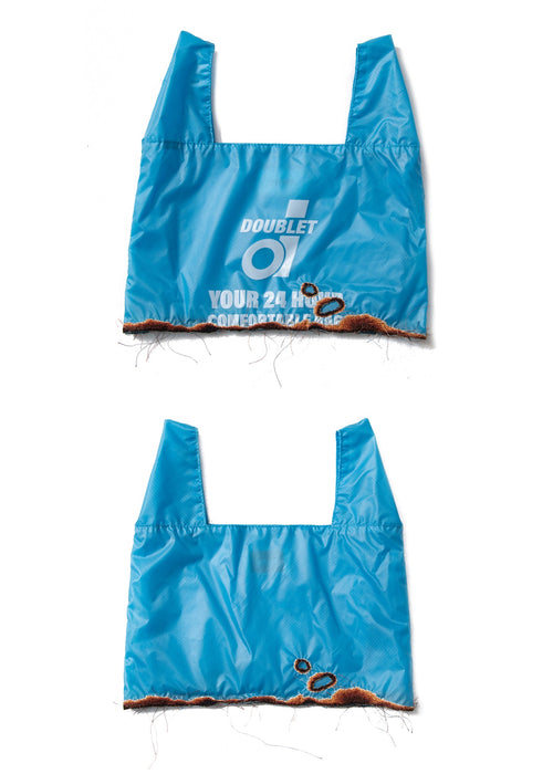 White BURNING EMBROIDERY SUPERMARKET BAG – 017 Shop