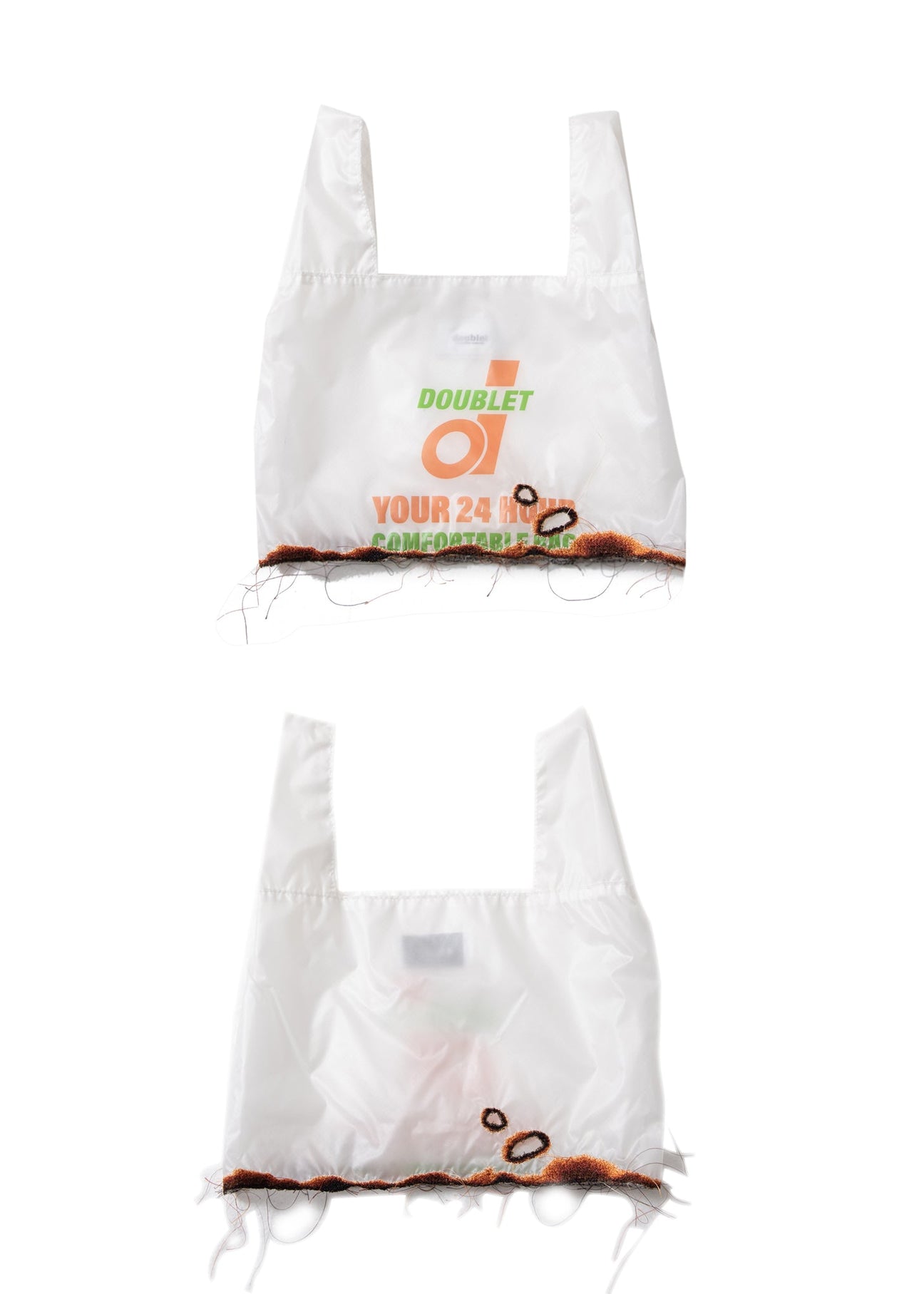 男性に人気！ White BURNING Shop 017 – BAG SUPERMARKET EMBROIDERY バッグ