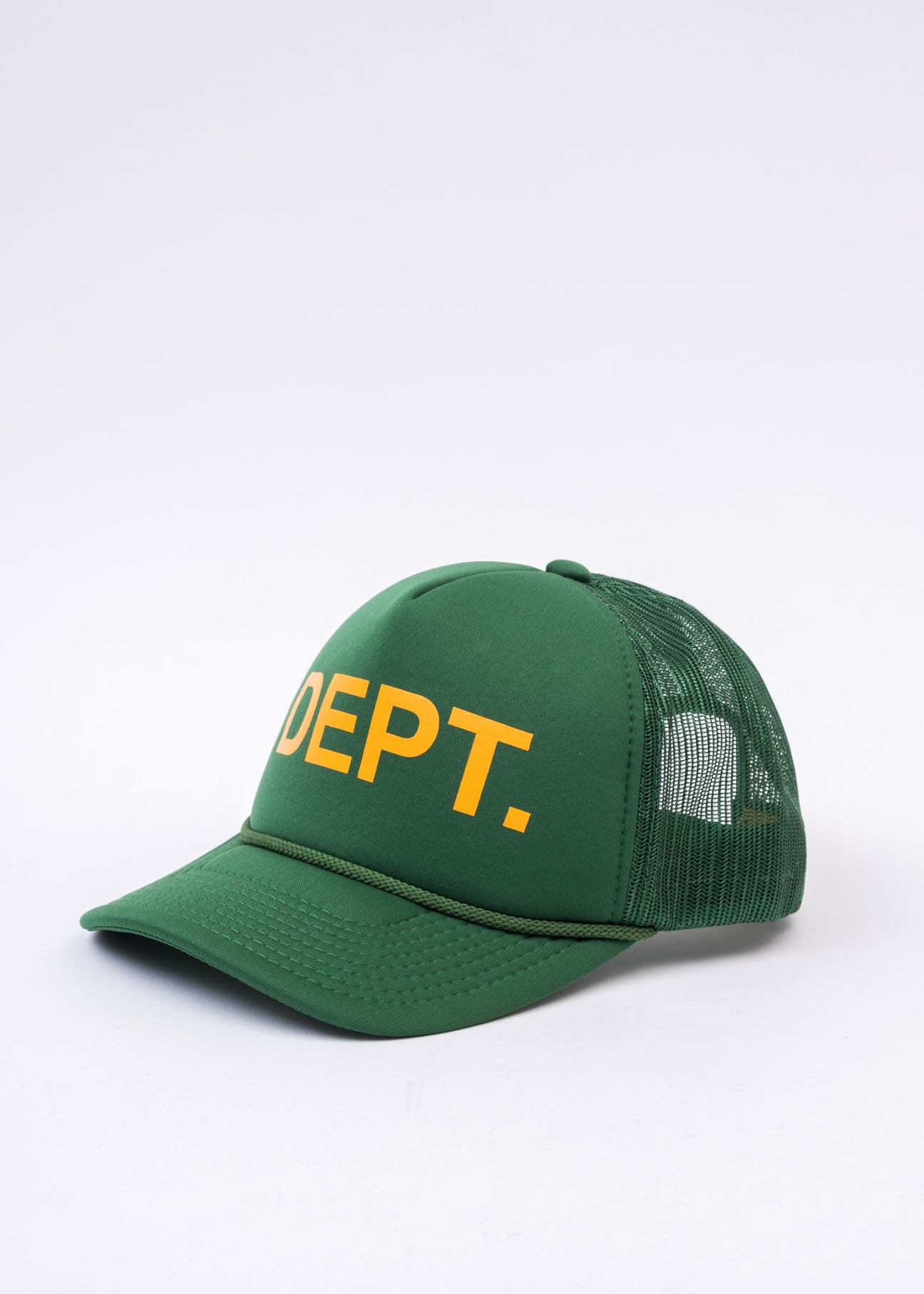 GREEN DEPT. LOGO PAINTED Trucker Cap – 017 Shop