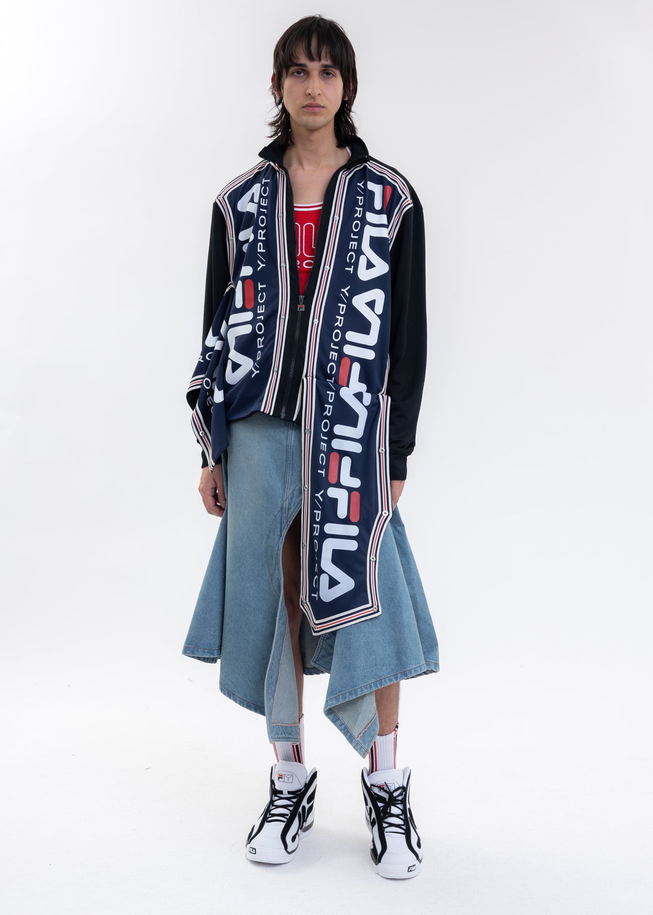 Black Y/PROJECT X FILA SNAP PANEL Jacket – 017 Shop Black Y/PROJECT X FILA SNAP PANEL Jacket – 017 Shop