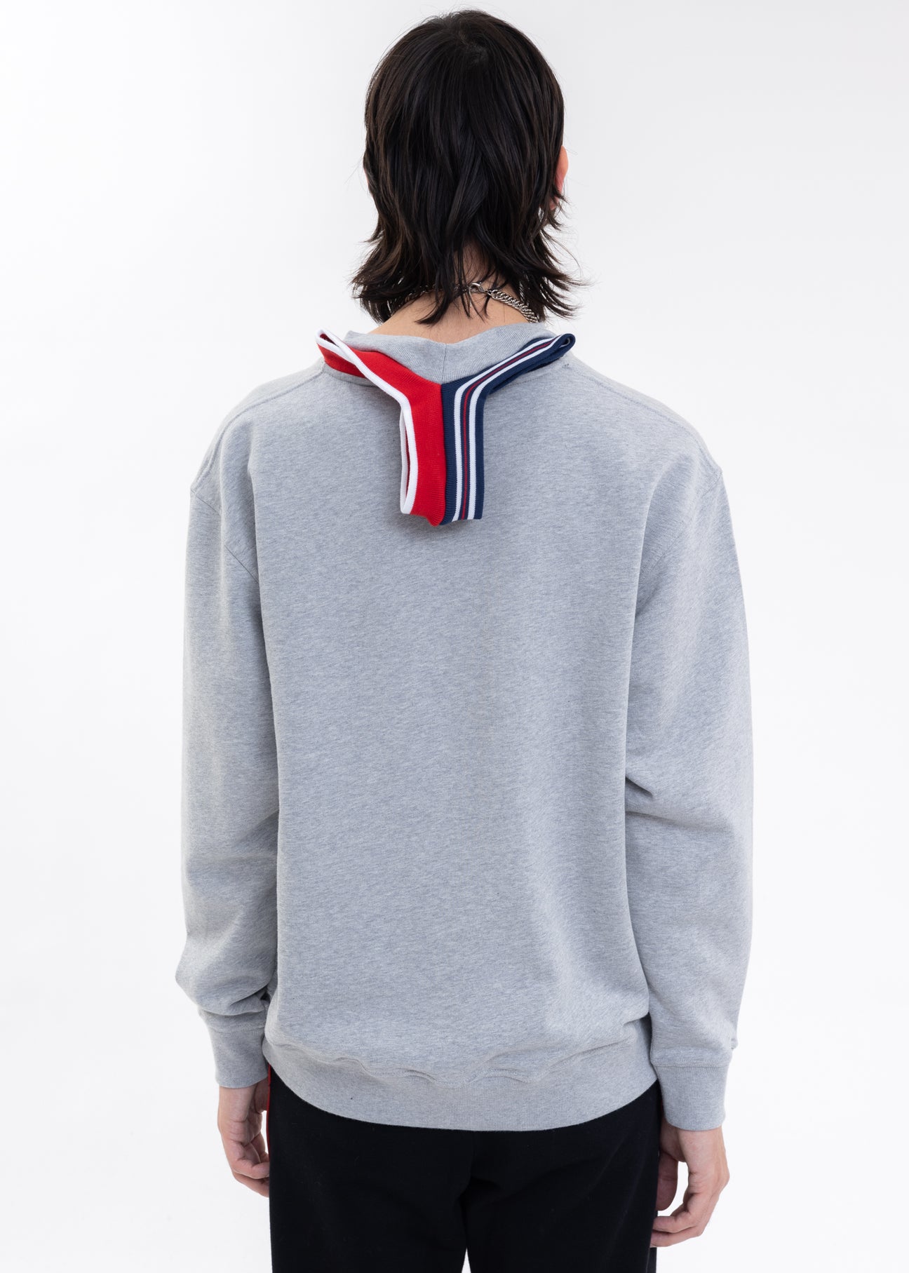 Grey Y/PROJECT X FILA THREE COLLAR Sweater – 017 Shop