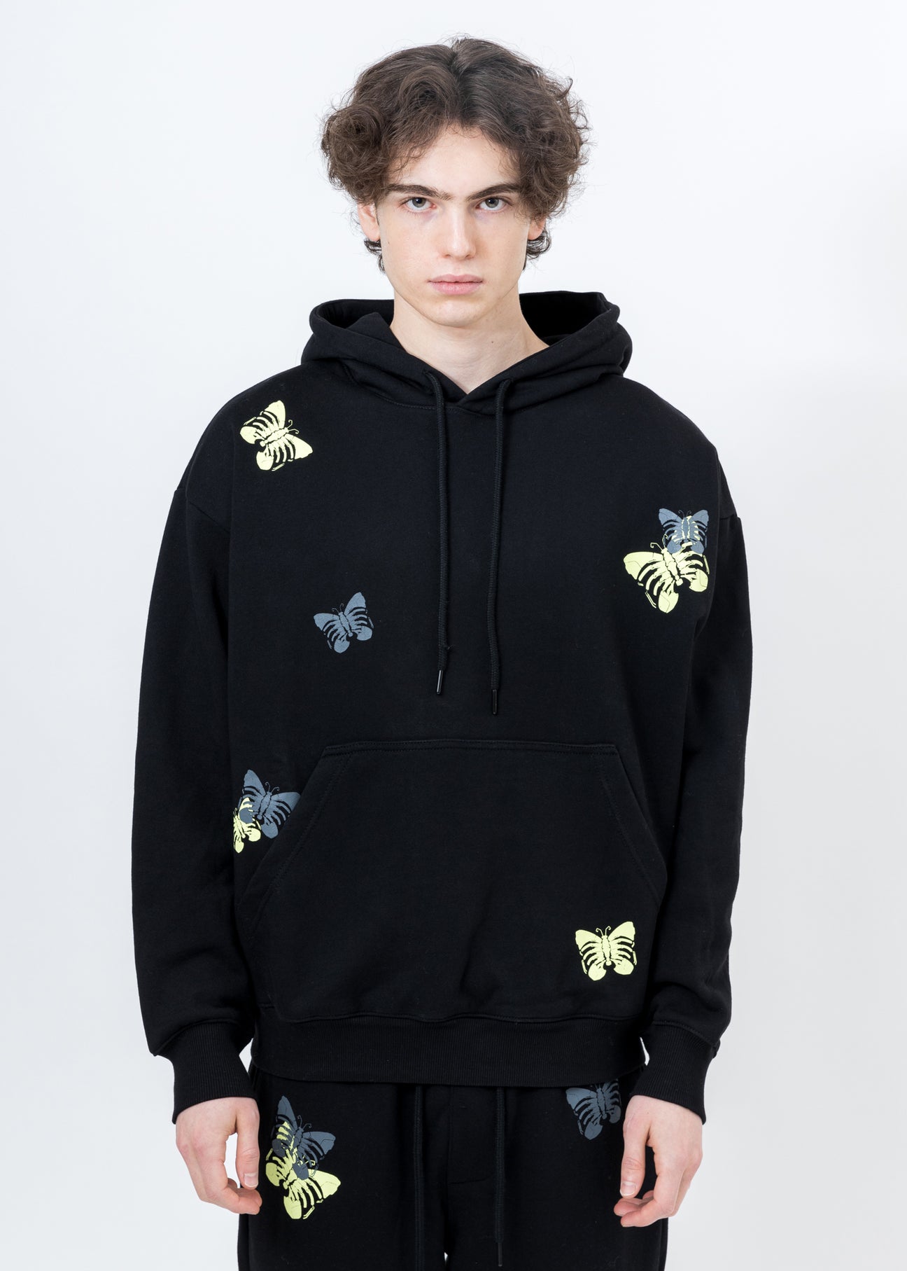 Black butterfly hoodie outlet