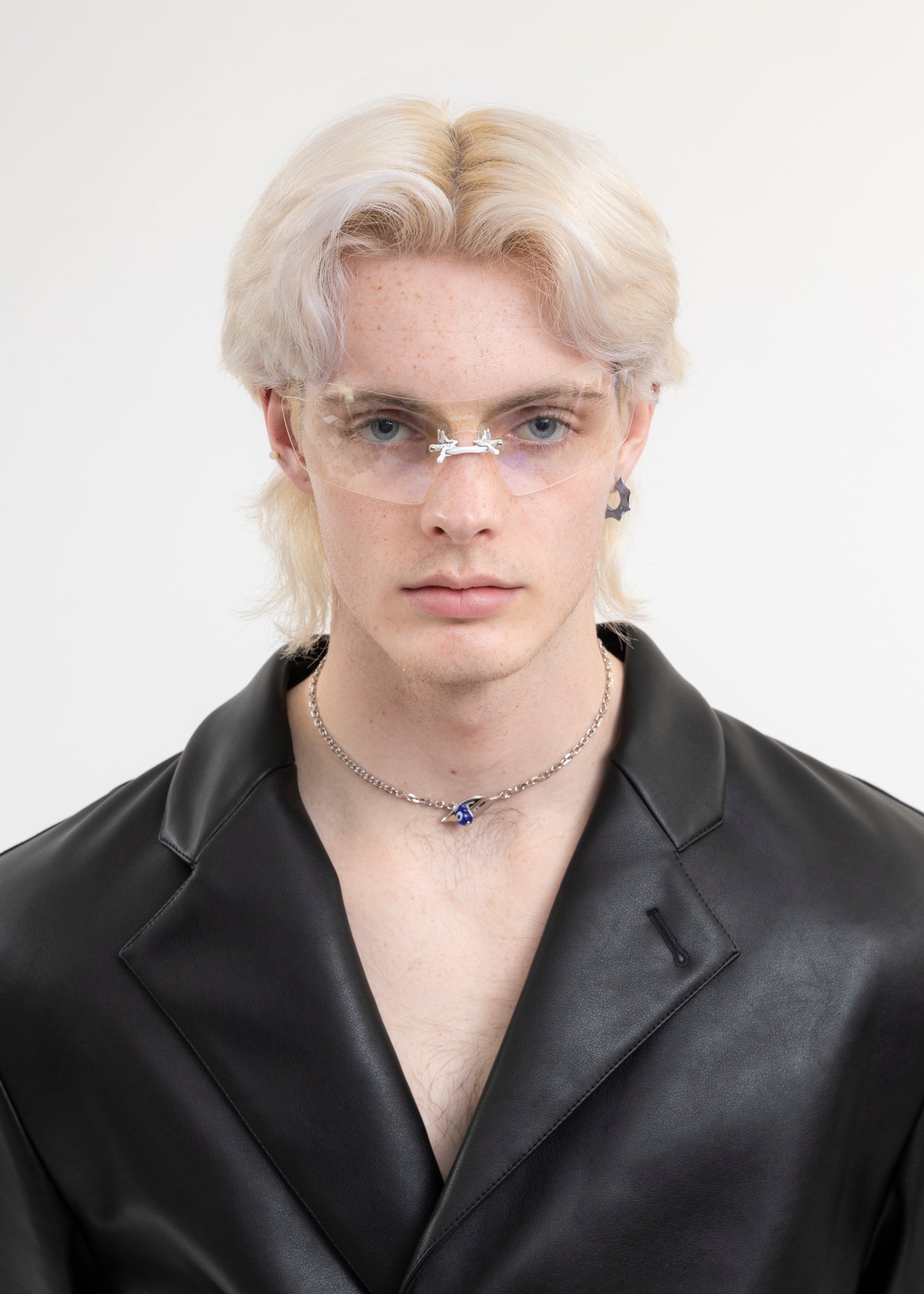 WHITE CLIP ON SUNGLASSES 017 Shop