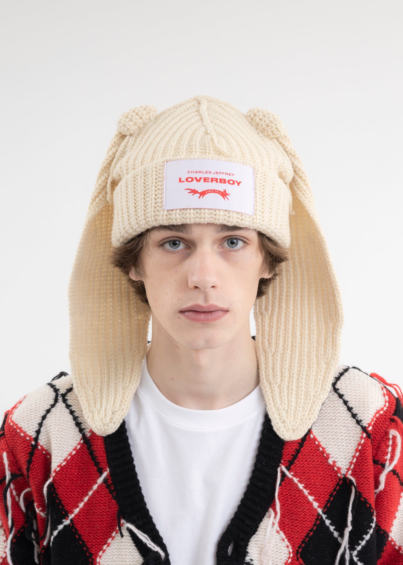 ECRU CHUNKY RABBIT BEANIE – 017 Shop