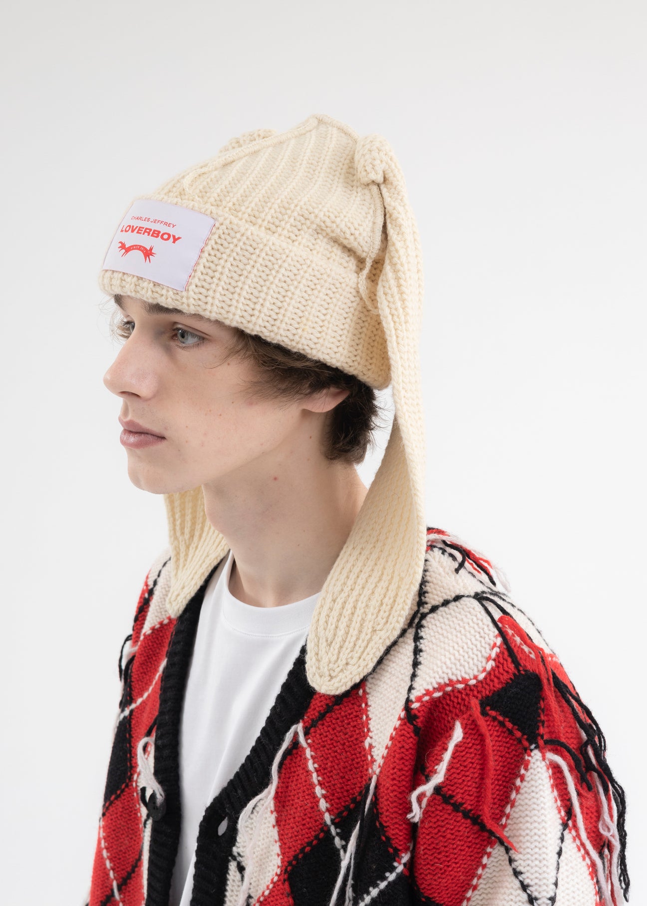 ECRU CHUNKY RABBIT BEANIE – 017 Shop