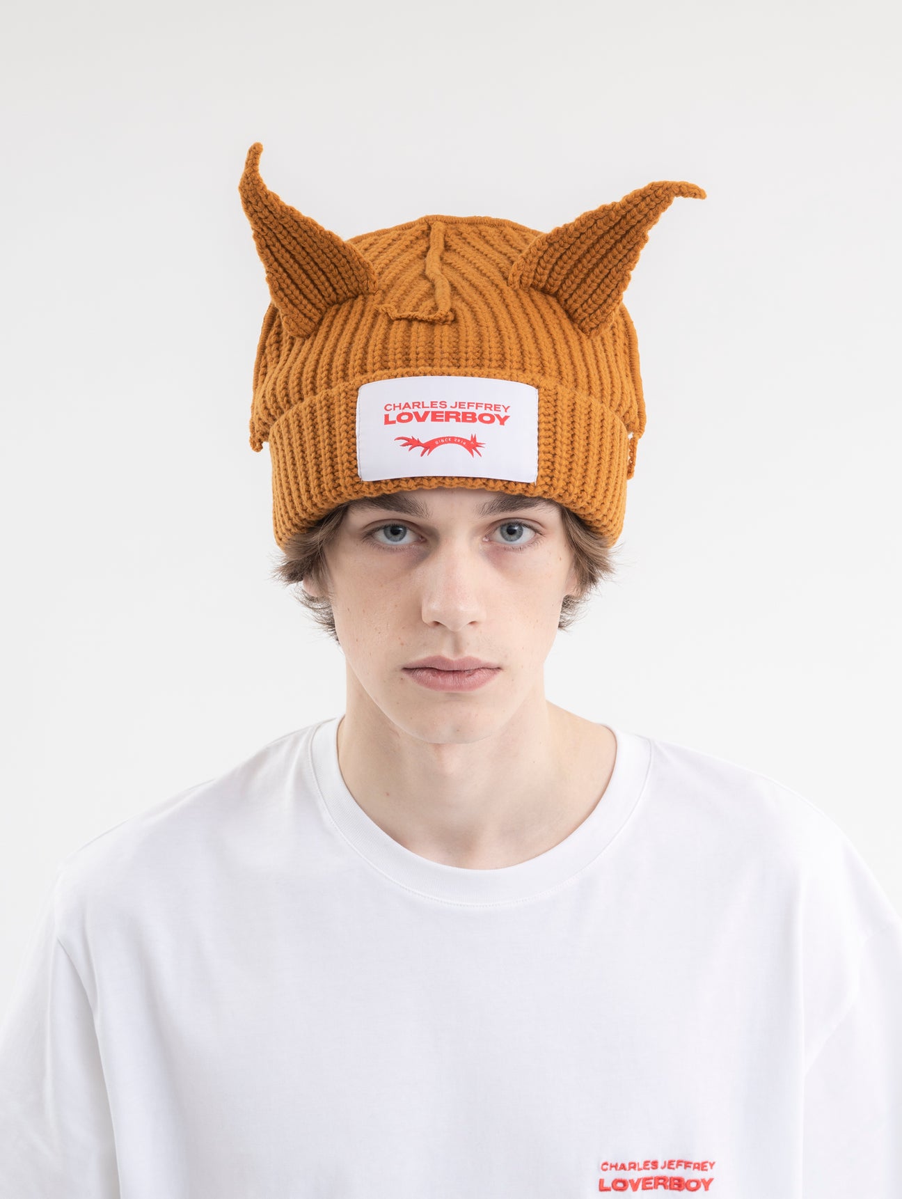 TURMERIC + ECRU CHUNKY FOX BEANIE – 017 Shop