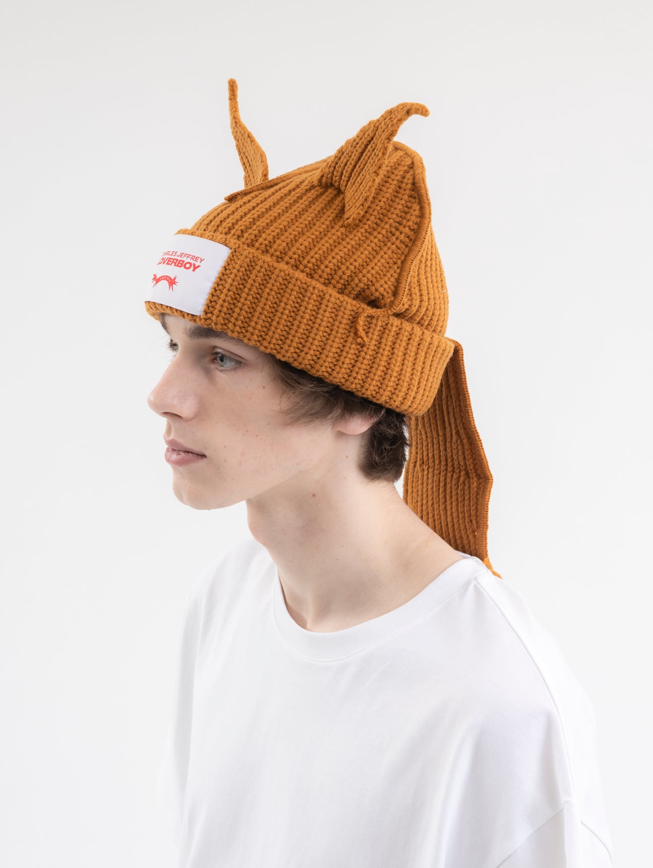 TURMERIC + ECRU CHUNKY FOX BEANIE – 017 Shop