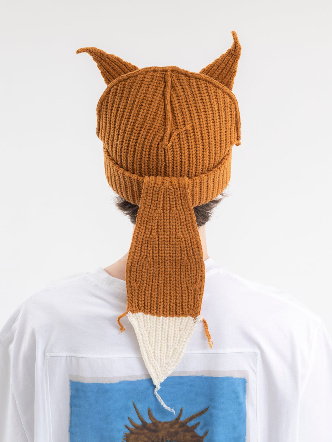 TURMERIC + ECRU CHUNKY FOX BEANIE – 017 Shop