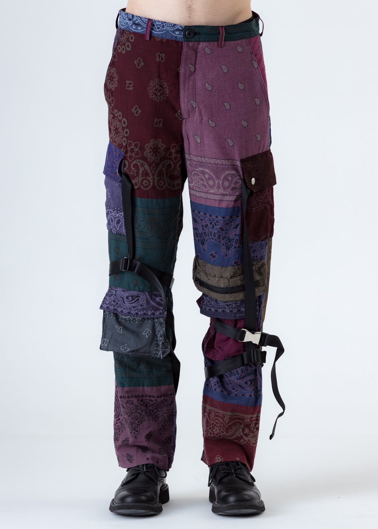 ROGIC Mix Bandana Patch Work Pants – 017 Shop