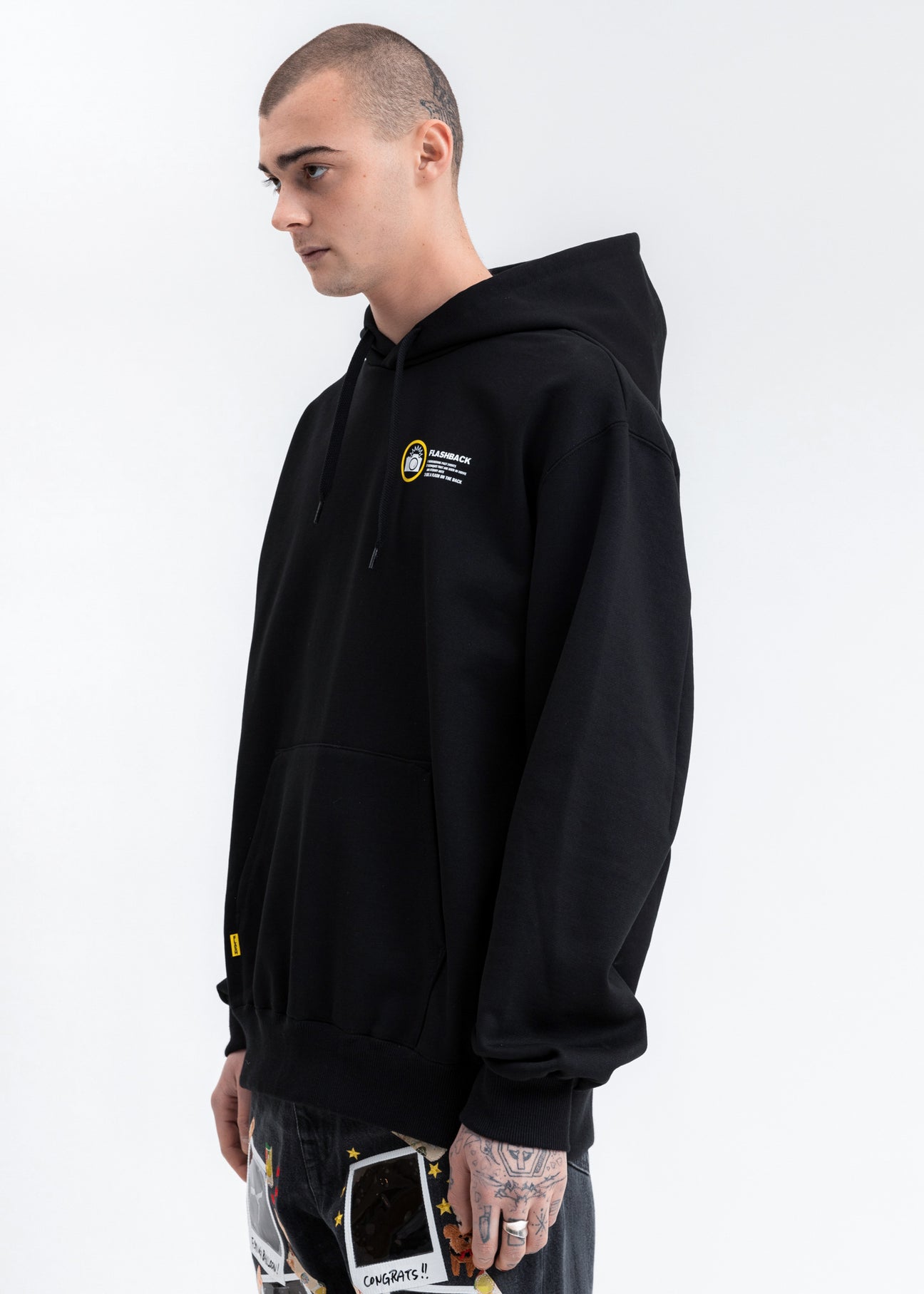 Black polaroid sweatshirt hotsell