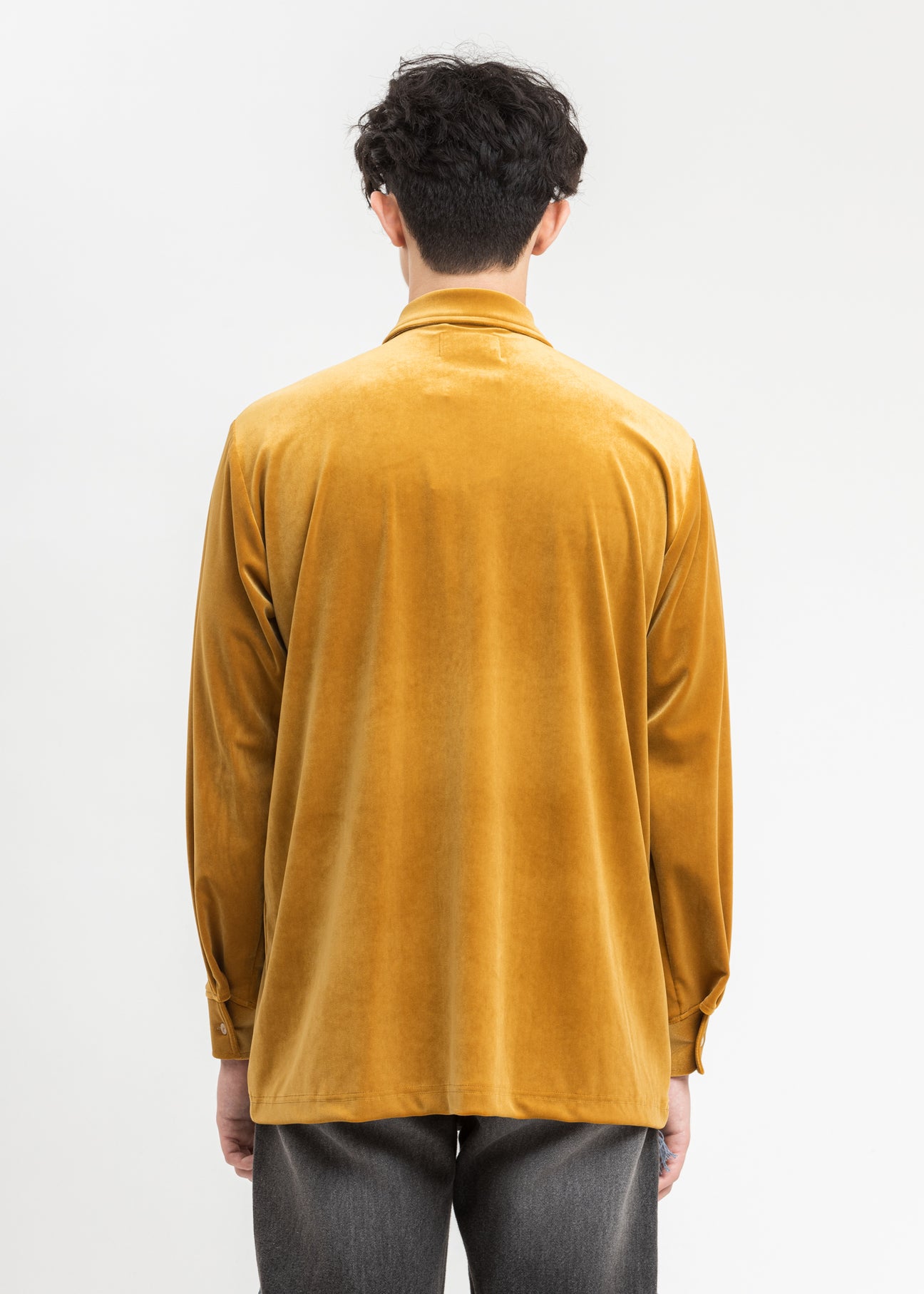 Yellow Puppet Embroidery Velour Shirts – 017 Shop