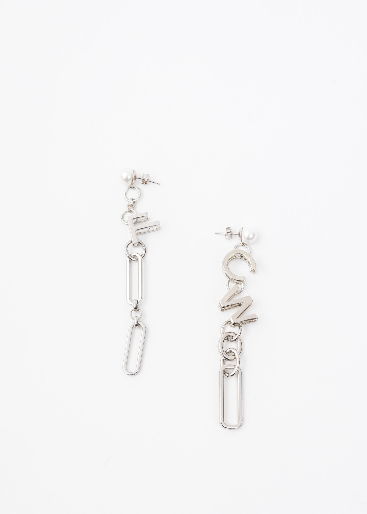 Silver FCW Logo Earring – 017 Shop
