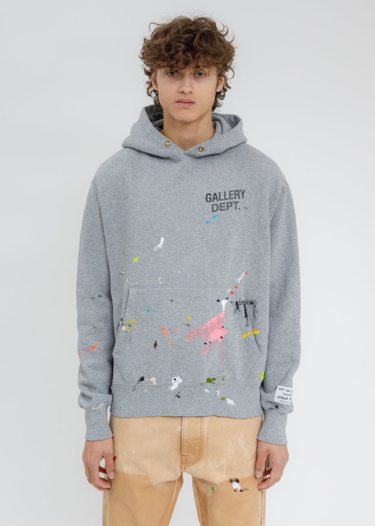 Grey Gallery Dept Logo PAINTED Hoodie – 017 Shop