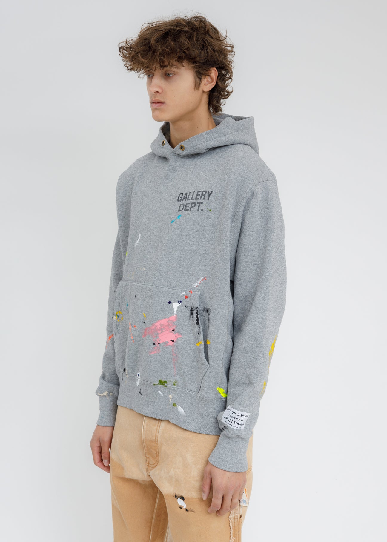 Grey Gallery Dept Logo PAINTED Hoodie – 017 Shop