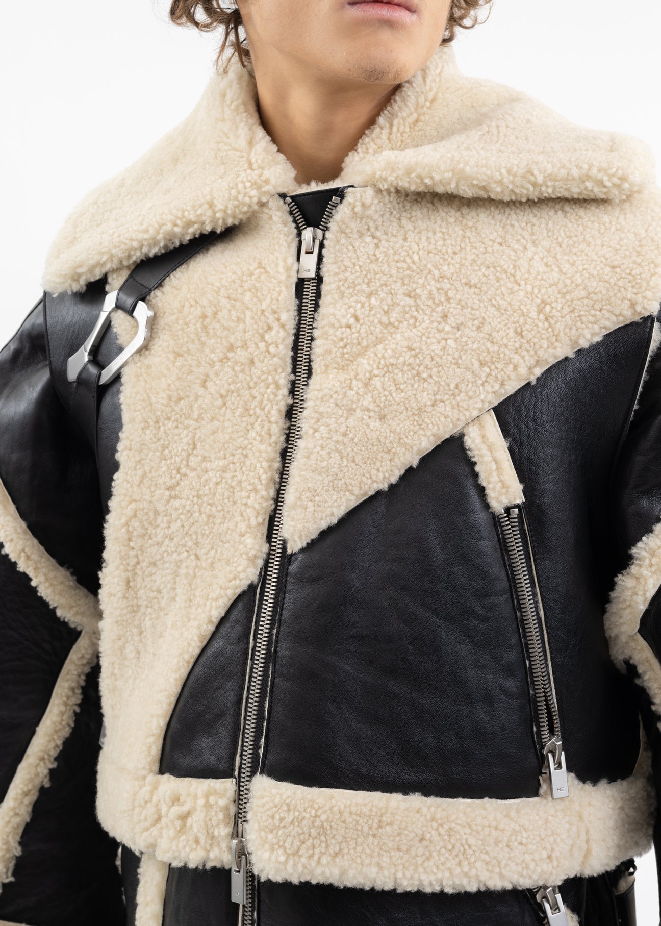 Heliot emil shearling jacket store