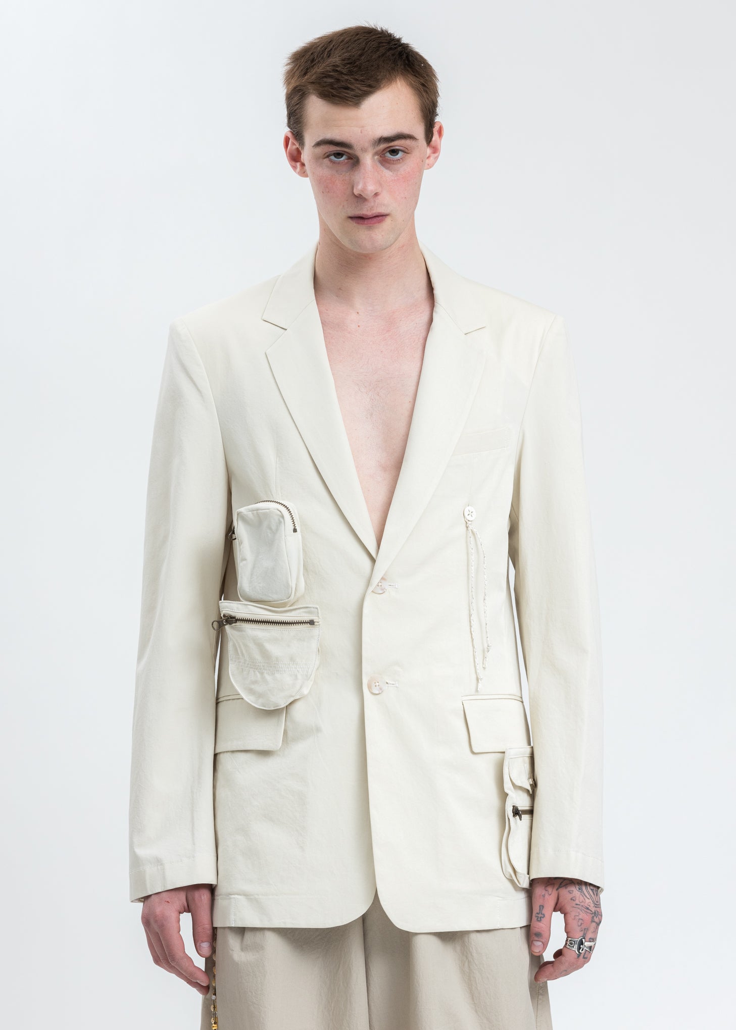 Ivory Detachable Jacket – 017 Shop