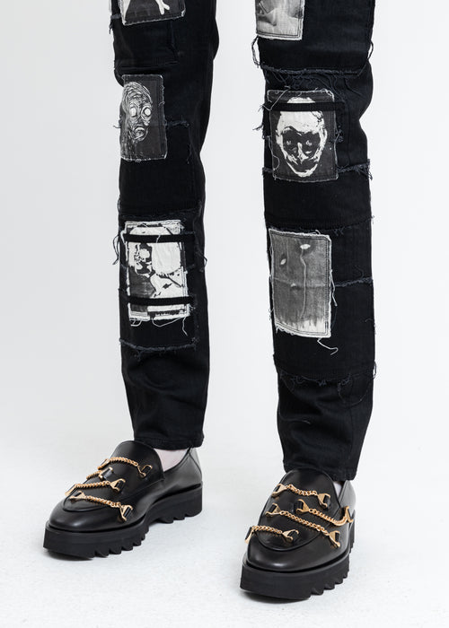 KIDILL×EDWIN Patch Slim Tapered Pants WALL（ウォール）の「《KIDILL》【KIDILL×EDWIN】Patch Slim Tapered