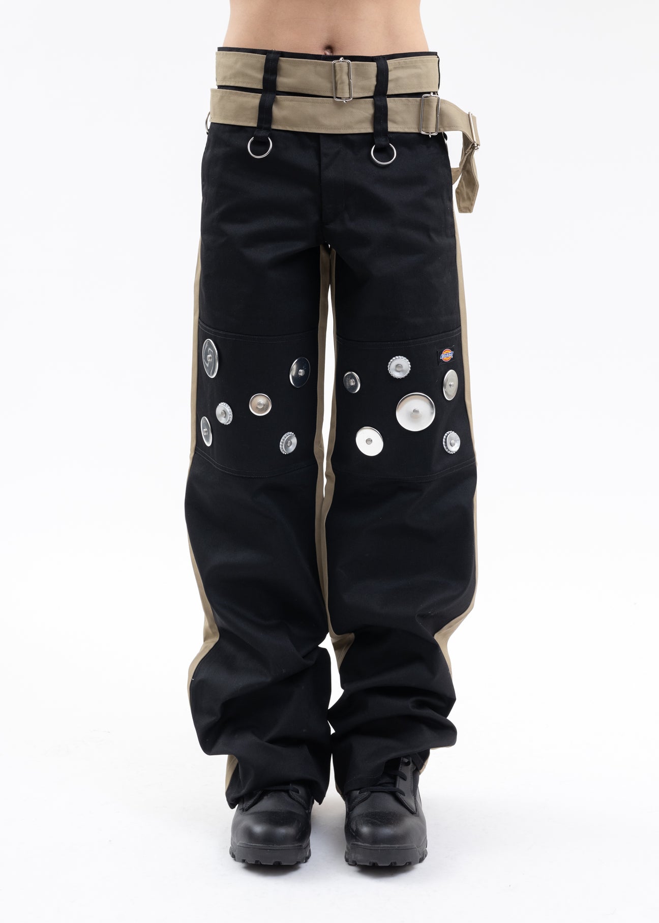 KIDILL 25AW BLACK STAINED DUCK PANTS KIDILL - 【残り一点】Black