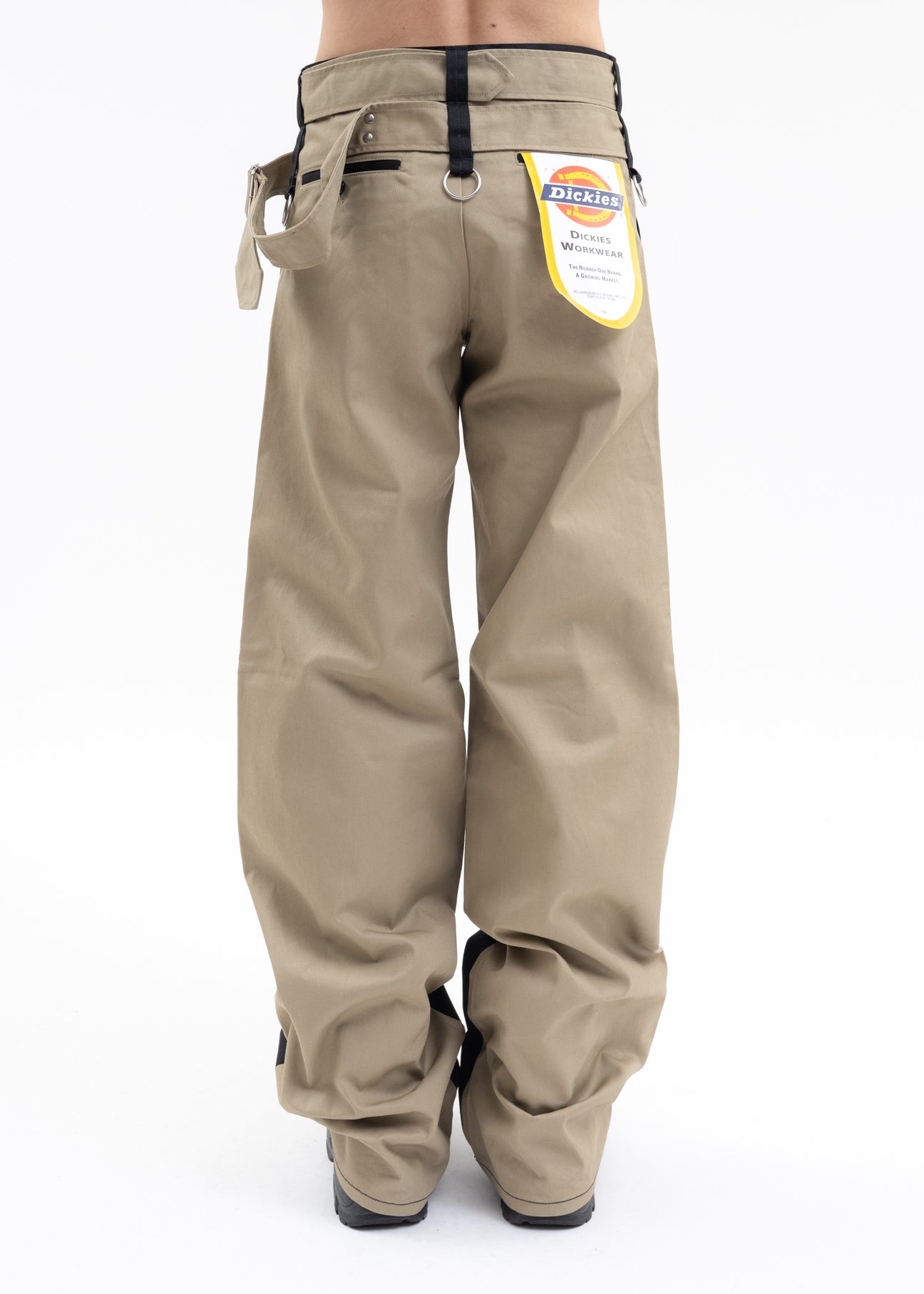 Black X Khaki KIDILL × Dickies Metal Badges Pants – 017 Shop