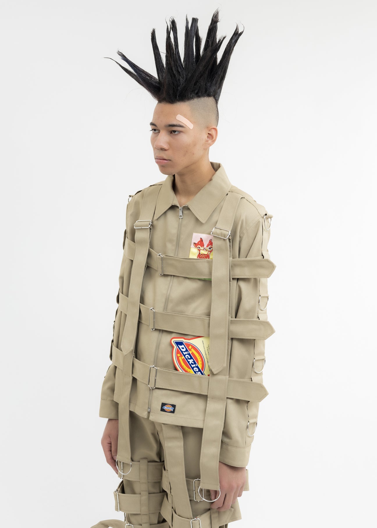 Khaki KIDILL × Dickies Chaos Bondage Jacket – 017 Shop