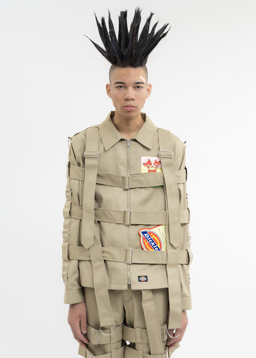 Khaki KIDILL × Dickies Chaos Bondage Pants – 017 Shop