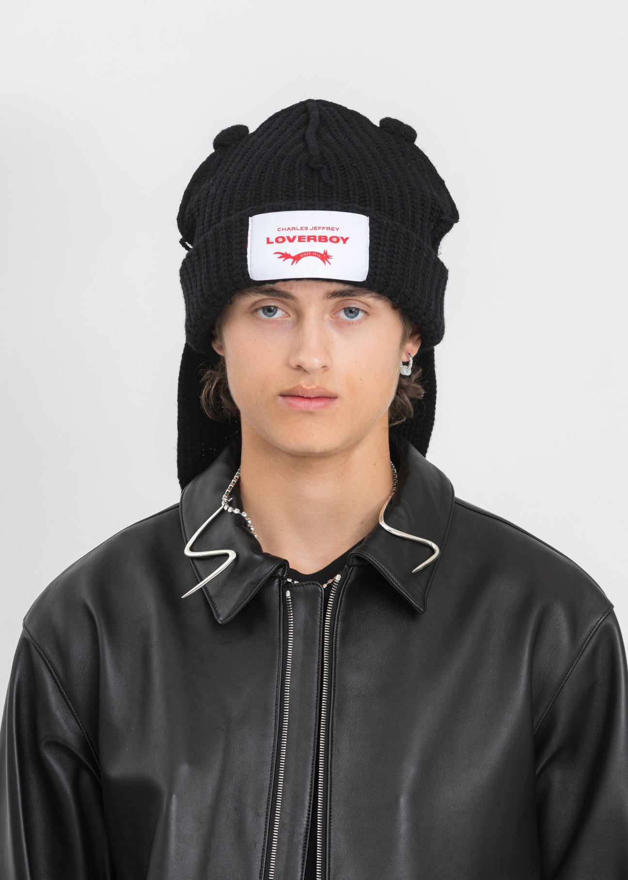 Black Chunky Rabbit Beanie – 017 Shop