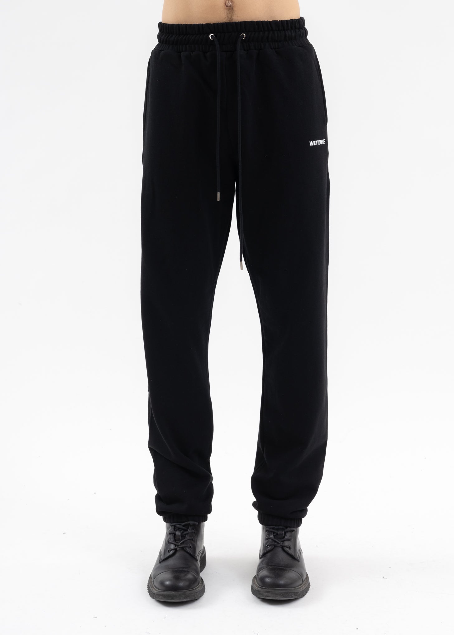 BLACK LOGO MEDIUM JOGGER PANTS – 017 Shop