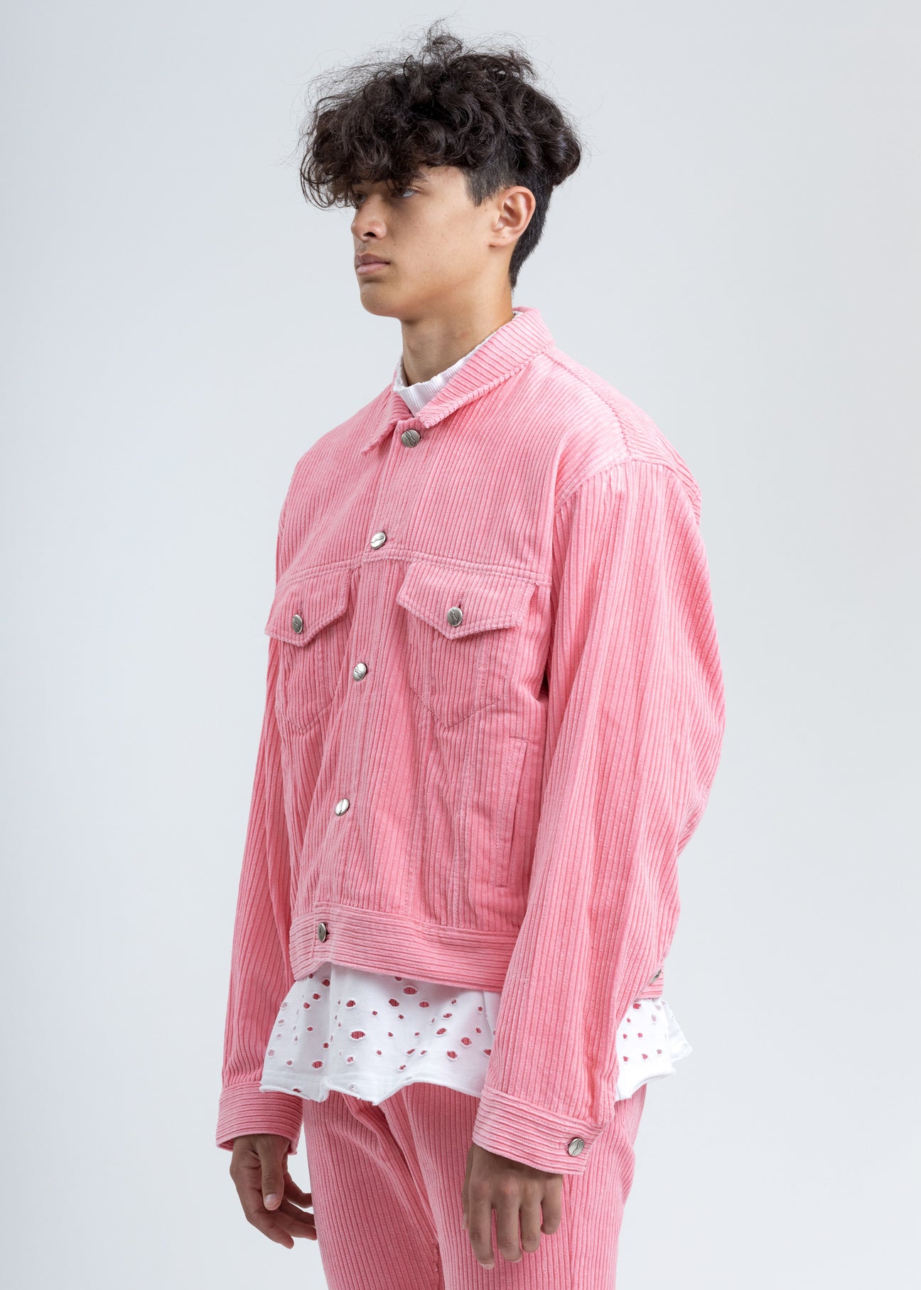 Pink Corduroy Jacket – 017 Shop